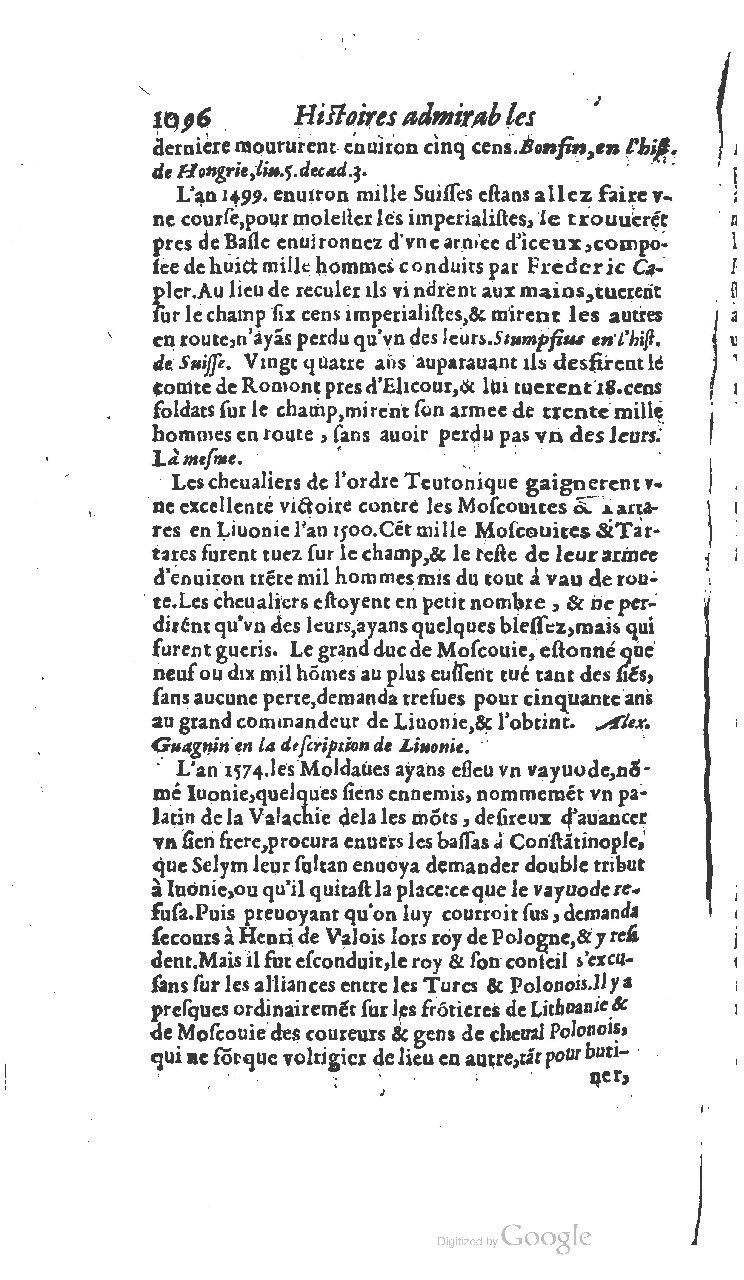 1610 - Paul Marceau - Trésor d’histoires admirables et mémorables - BSB Munich 1610 - Paul Marceau - Trésor d’histoires admirables et mémorables - BSB Munich