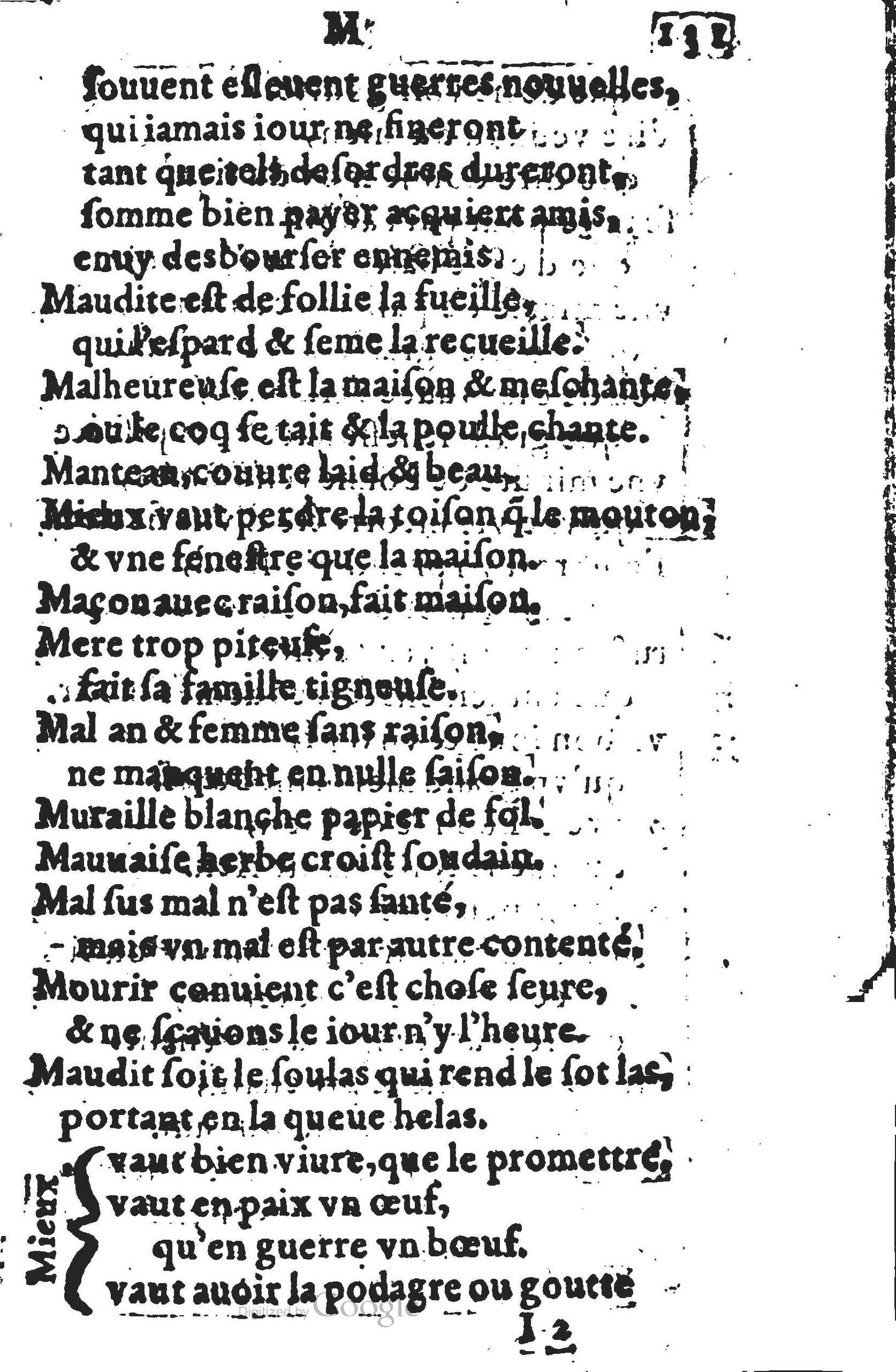 1578 - Nicolas Lescuyer - Trésor des sentences dorées - UGent