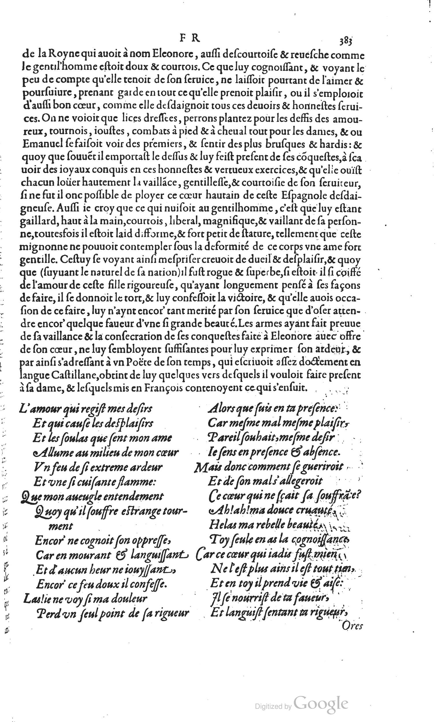 1585 - Barthélemy Honorat - Bibliothèques françaises - BSB Munich