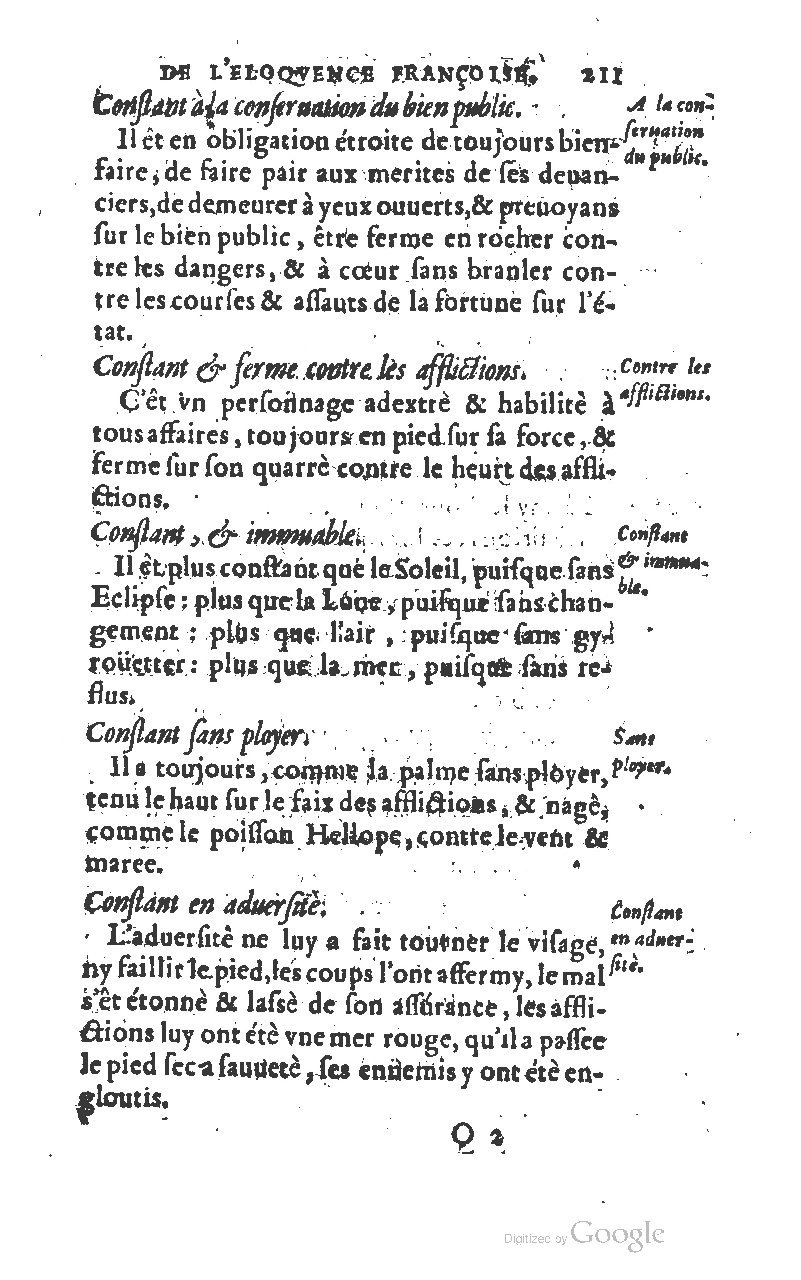 1610 - Louis Coste - Trésor de l’éloquence française (Seconde partie) - BM Lyon