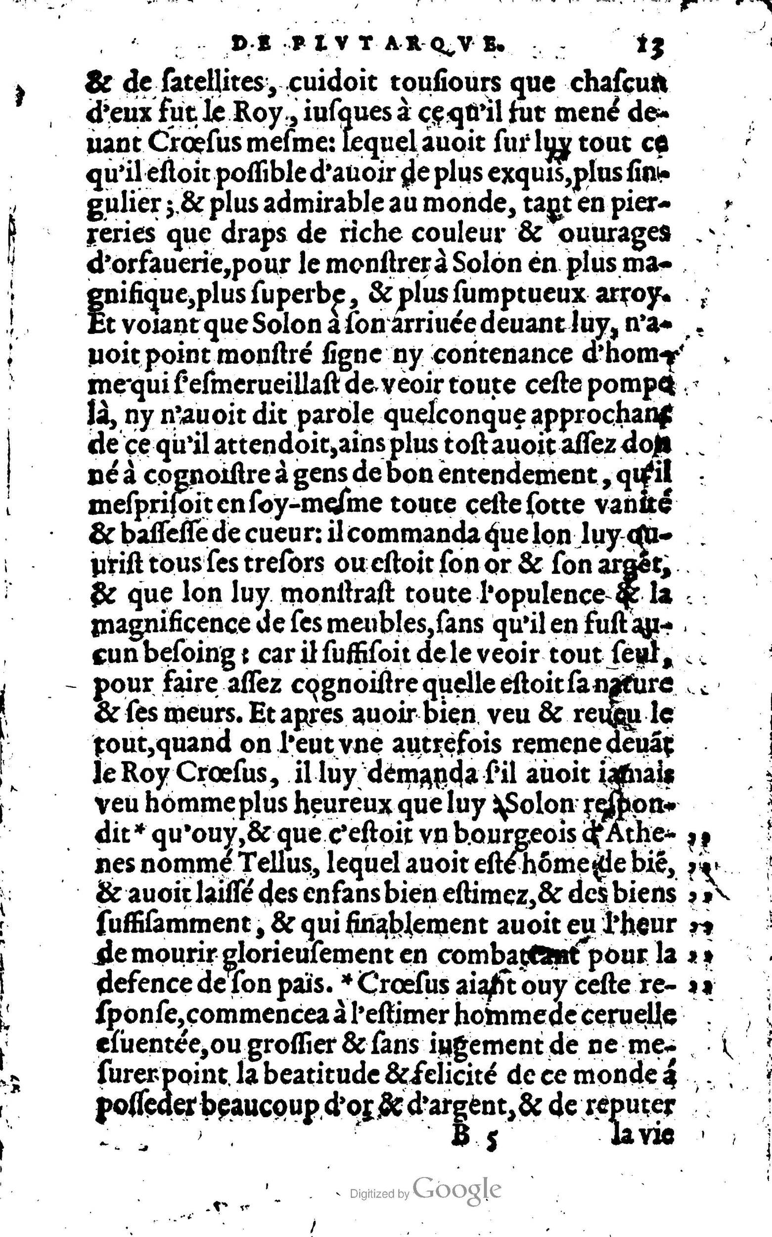 1568 - Willem Silvius - Trésor des vies de Plutarque - Anvers Plantin-Moretus