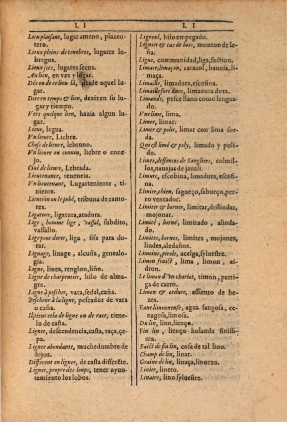 1607 - Marc Orry - Trésor des deux langues espagnole et française (Première et Seconde parties) - ÖNB Wien 1607 - Marc Orry - Trésor des deux langues espagnole et française (Première et Seconde parties) - ÖNB Wien