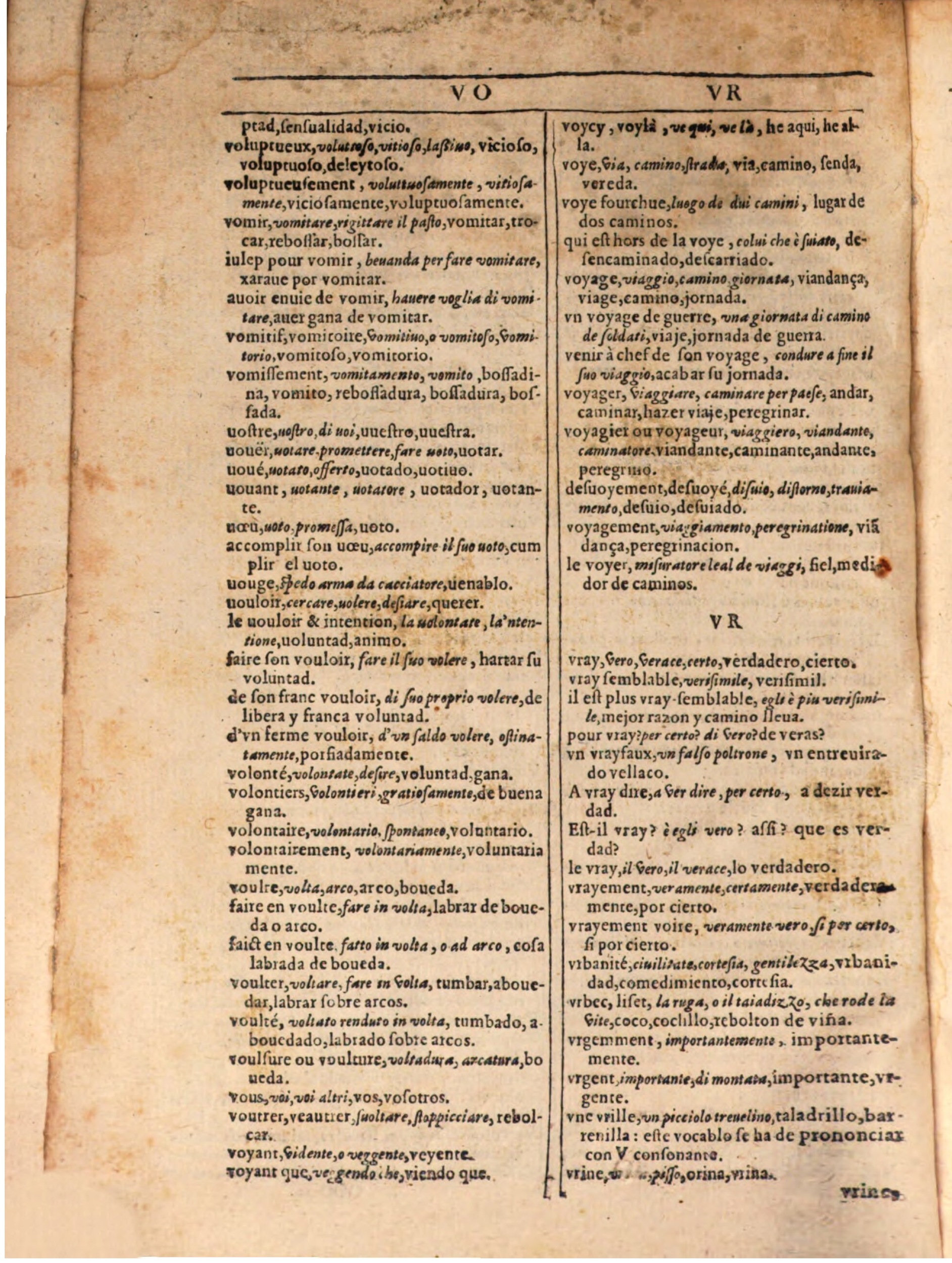1609 - Philippe Albert et Alexandre Pernet - Trésor des trois langues française, italienne et espagnole (Seconde partie) - BSB Munich 1609 - Philippe Albert et Alexandre Pernet - Trésor des trois langues française, italienne et espagnole (Seconde partie) - BSB Munich
