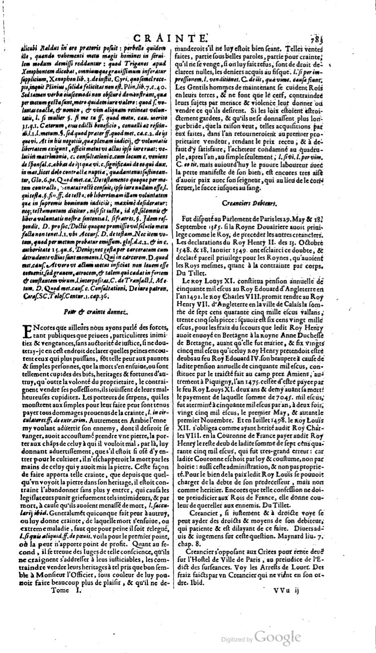 1629 - Veuve Nicolas Buon - Trésor du droit français (21754 T. 1) - BM Lyon