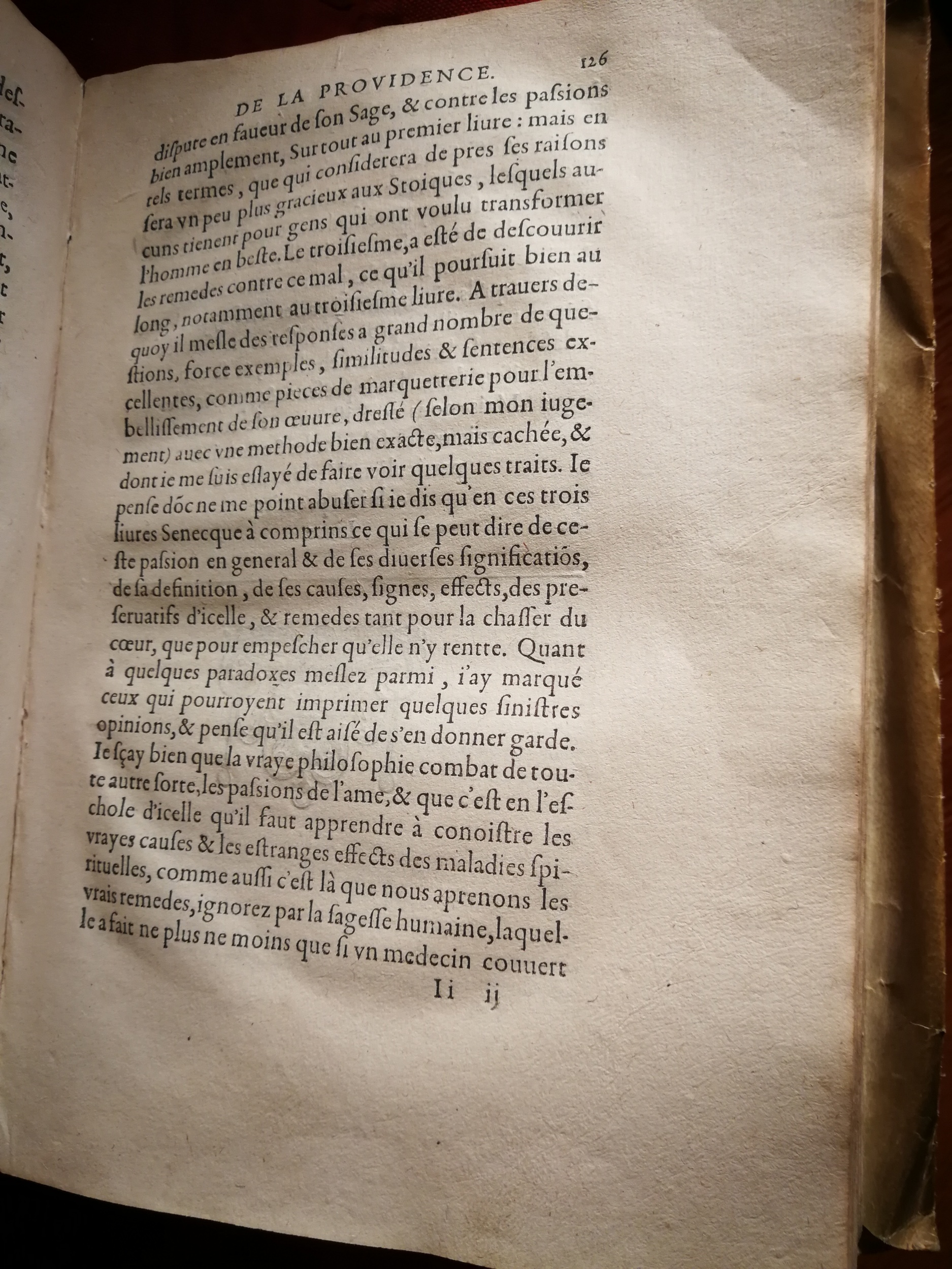 1595 - Jean Houzé - Œuvres morales et mêlées de Sénèque, Trésor de philosophie morale - T. 1 - BnF