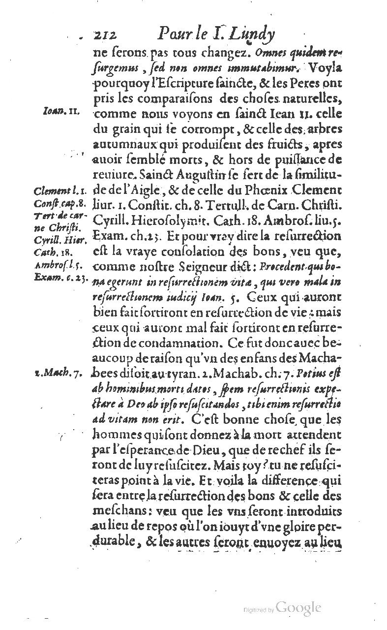 1607 - Nicolas Du Fossé - Trésor quadragésimal - T 01 - BM Lyon