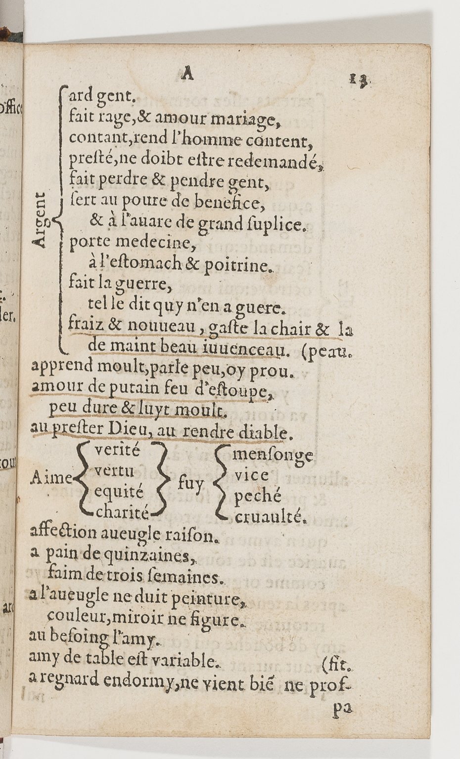 1577 - Jean d’Ogerolles - Trésor de sentences dorées - BnF Arsenal