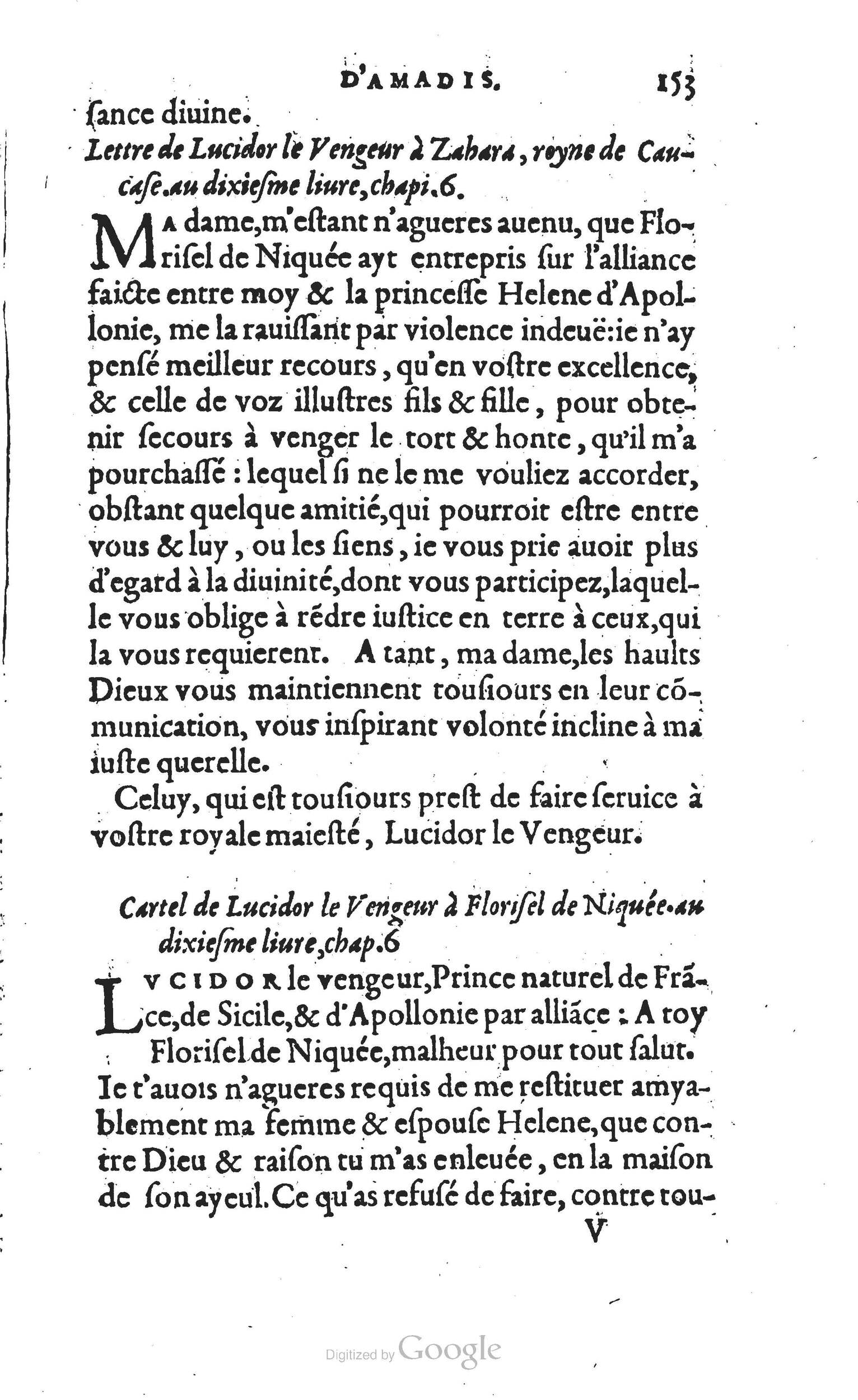 1560 - Vincent Sertenas et Gilles Robinot - Trésor des Amadis - British Library