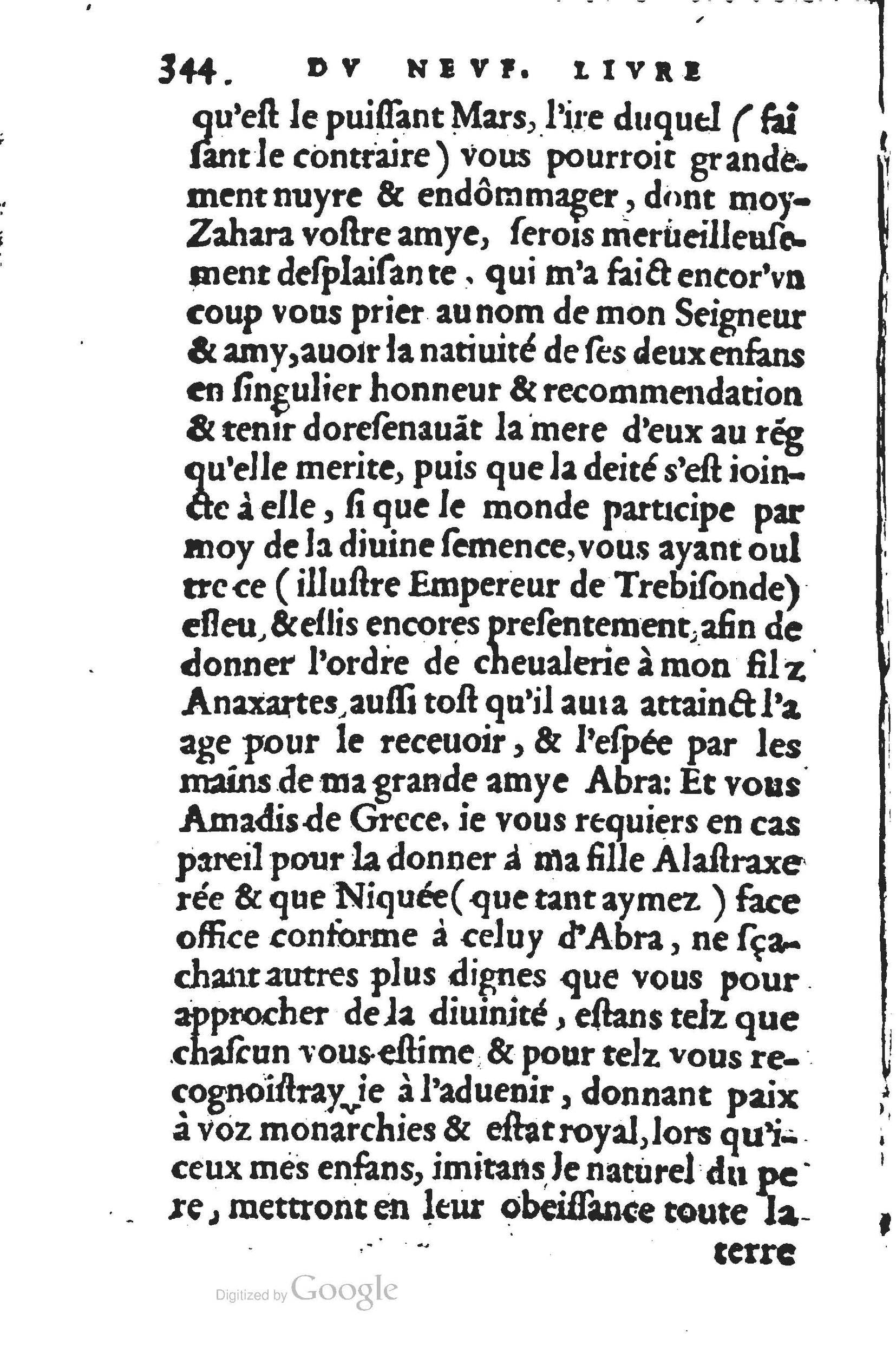 1560 - Jean d’Ogerolles et Gabriel Cotier Lyon - Trésor des Amadis - BSB Munich