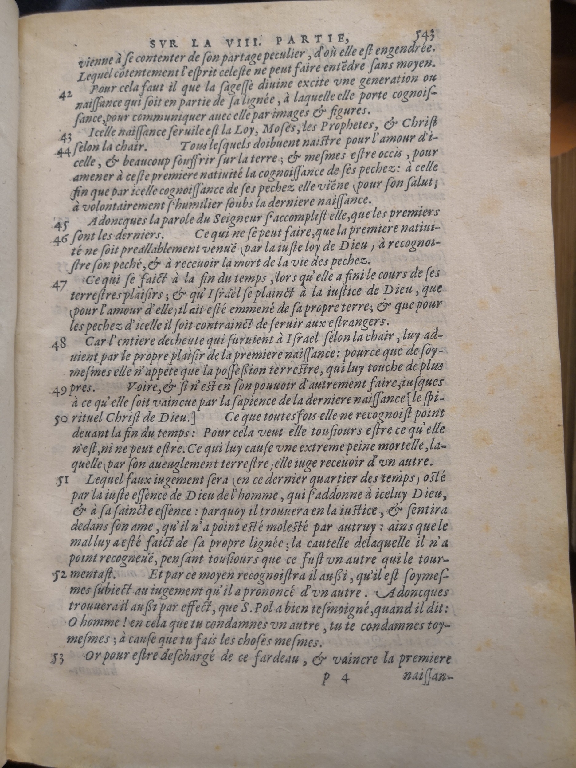 1581c. - Christophe Plantin - Le Livre des témoignages du Trésor caché au champ (Livres 2, 4, 6 et 7) - Anvers Musée Plantin Moretus