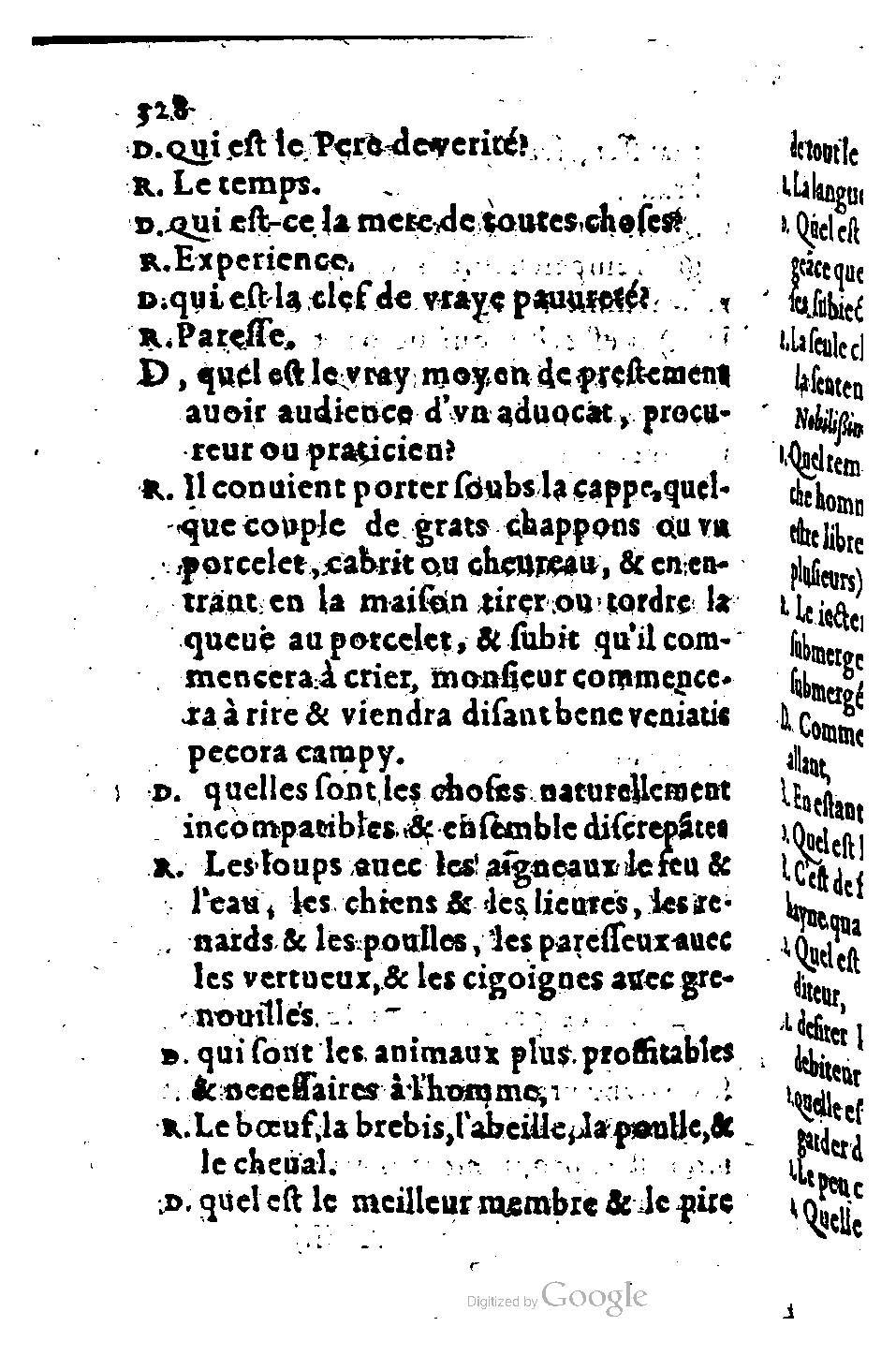 1582 - Nicolas Bonfons - Trésor des sentences dorées - BM Lyon