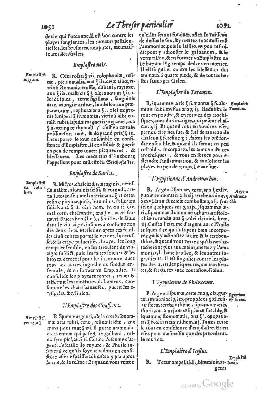 1616 - Étienne Gamonet - Grand trésor ou dispensaire - BSB Munich