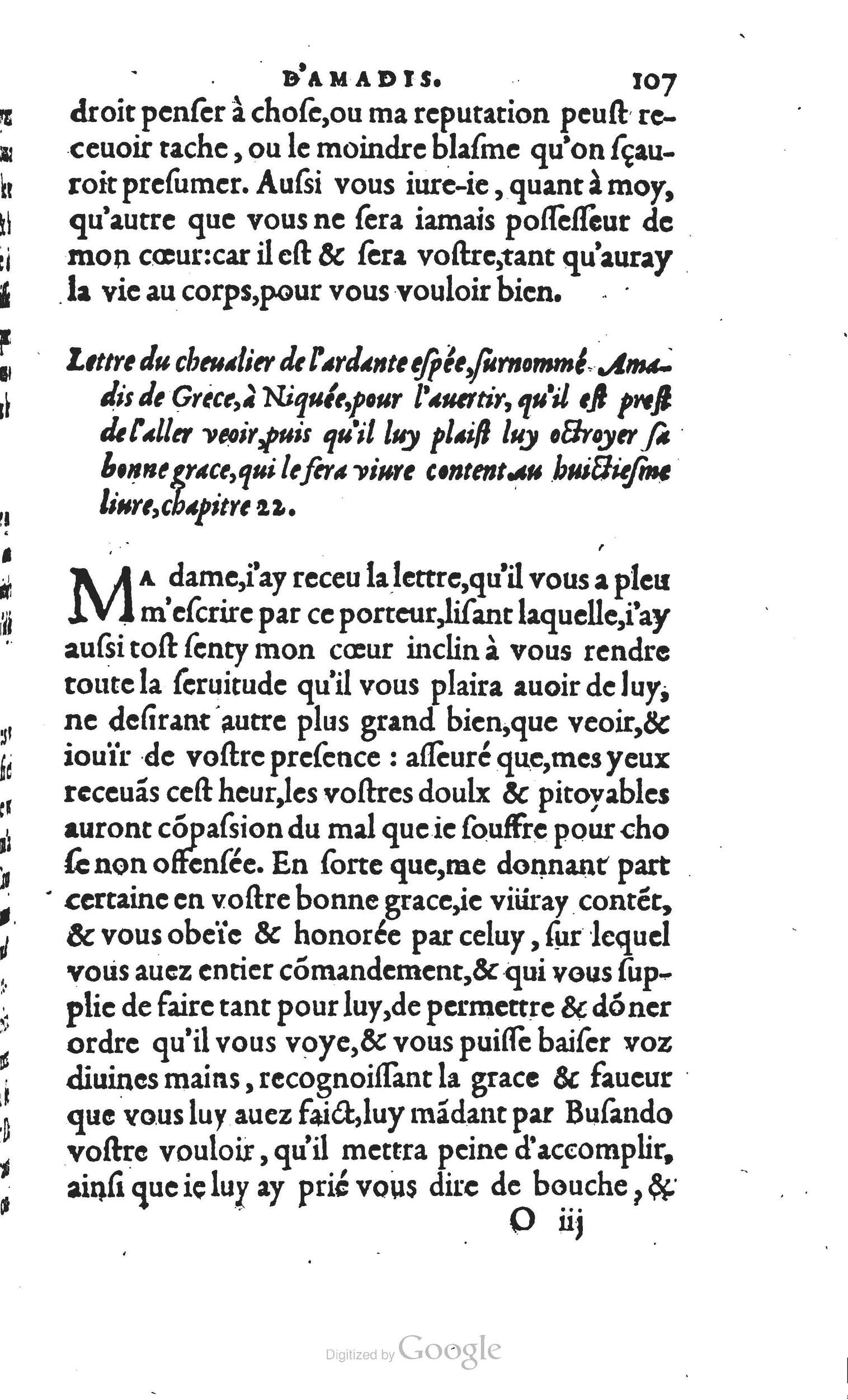 1560 - Vincent Sertenas et Gilles Robinot - Trésor des Amadis - British Library