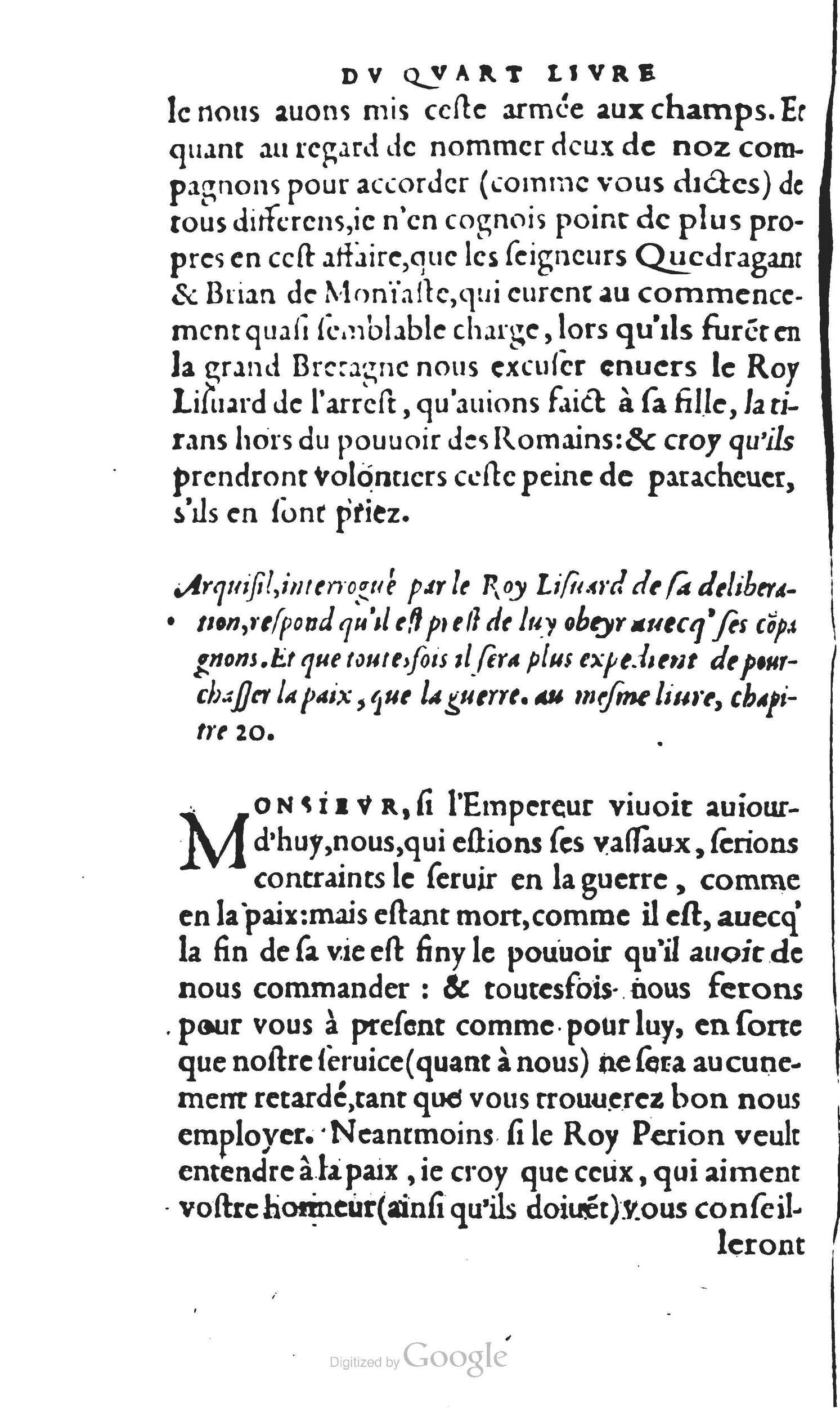 1560 - Vincent Sertenas et Gilles Robinot - Trésor des Amadis - British Library