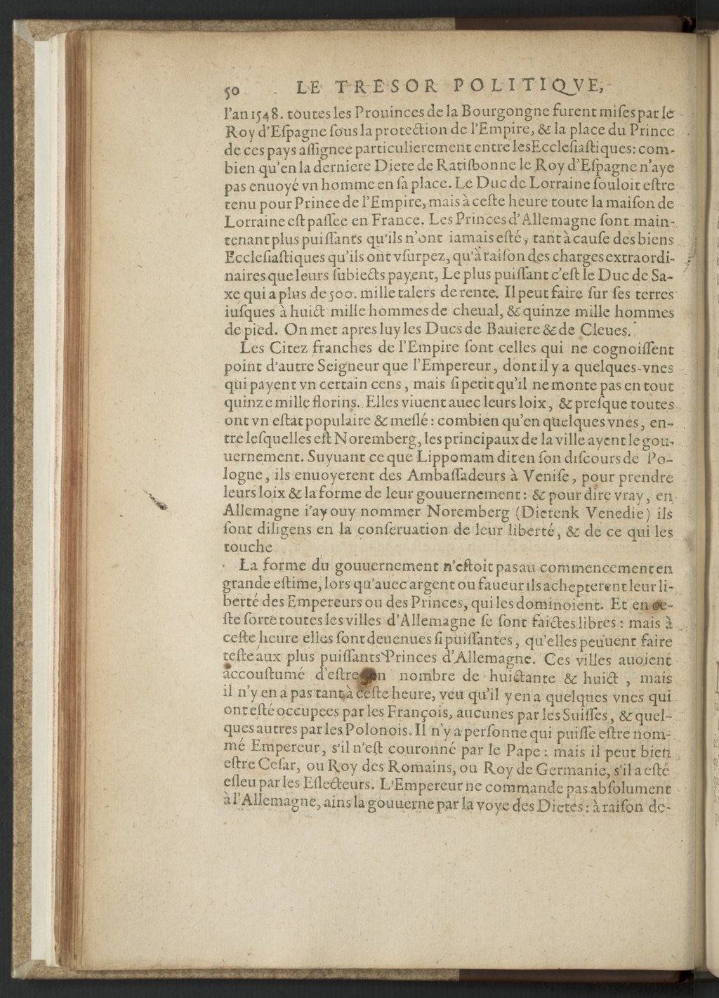 1608 - Nicolas Du Fossé - Trésor politique - BnF Tolbiac