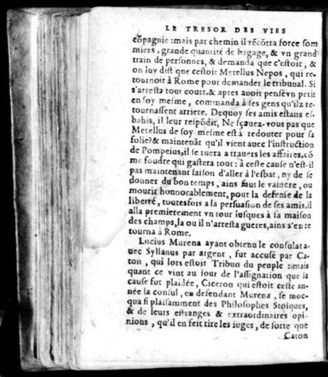 1574 - Benoît Rigaud - Trésor des vies de Plutarque - Avignon