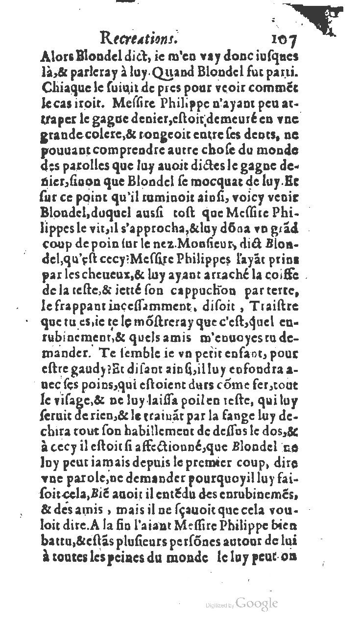1611 - Jean Osmont - Trésor des récréations - BSB Munich