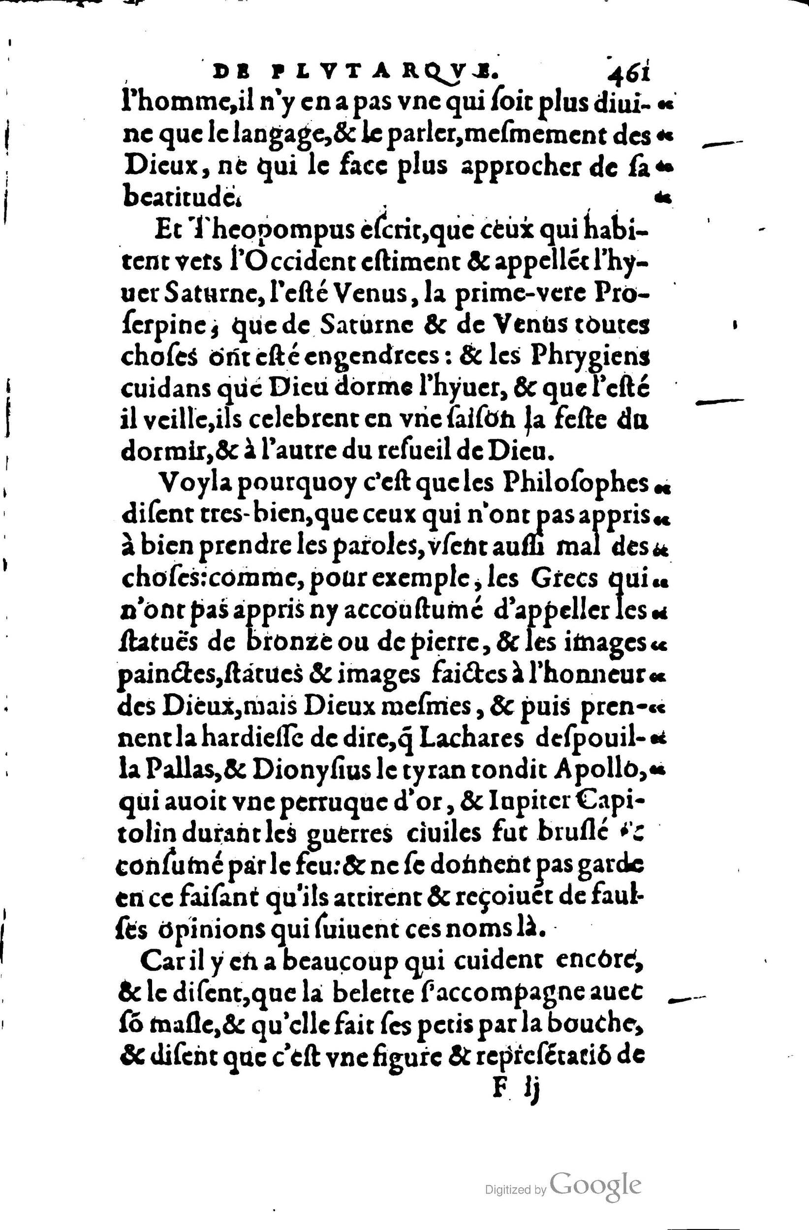 1578 - Jean Poupy - Trésor des morales de Plutarque - BSB Munich