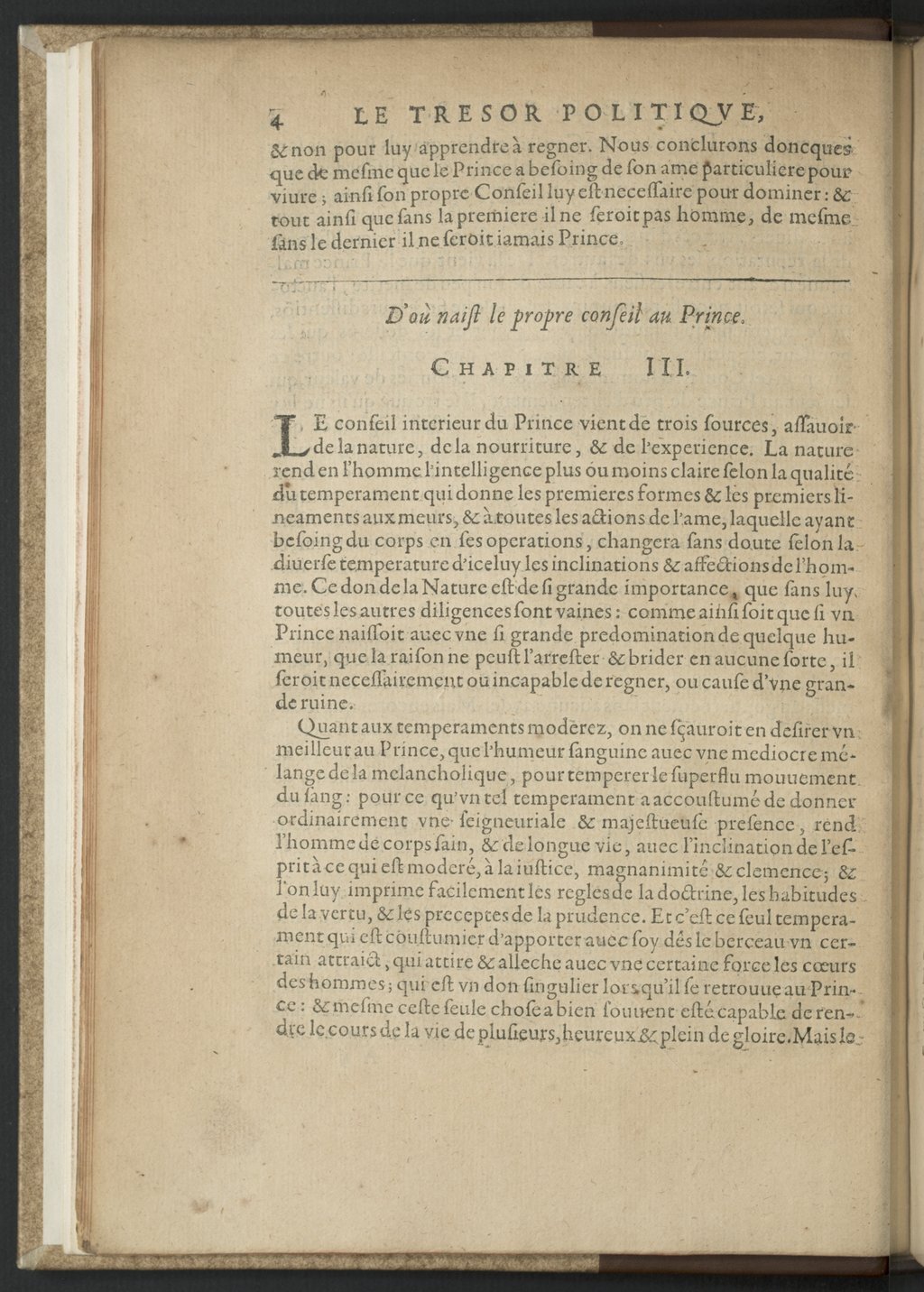 1608 - Nicolas Du Fossé - Trésor politique - BnF Tolbiac