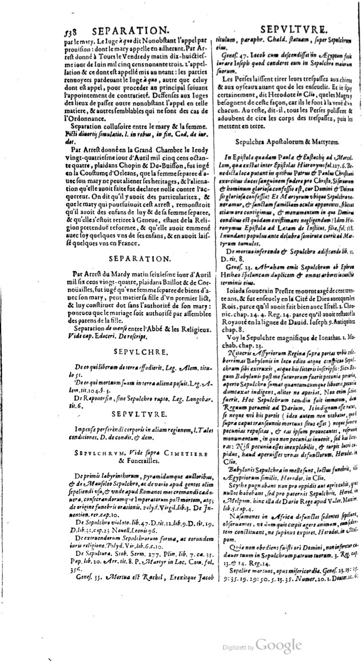 1629 - Veuve Nicolas Buon - Trésor du droit français (21754 T. 3) - BM Lyon
