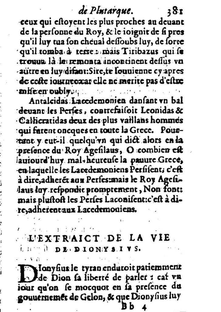 1611 - Pierre Rigaud - Trésor des vies de Plutarque - BM Lyon
