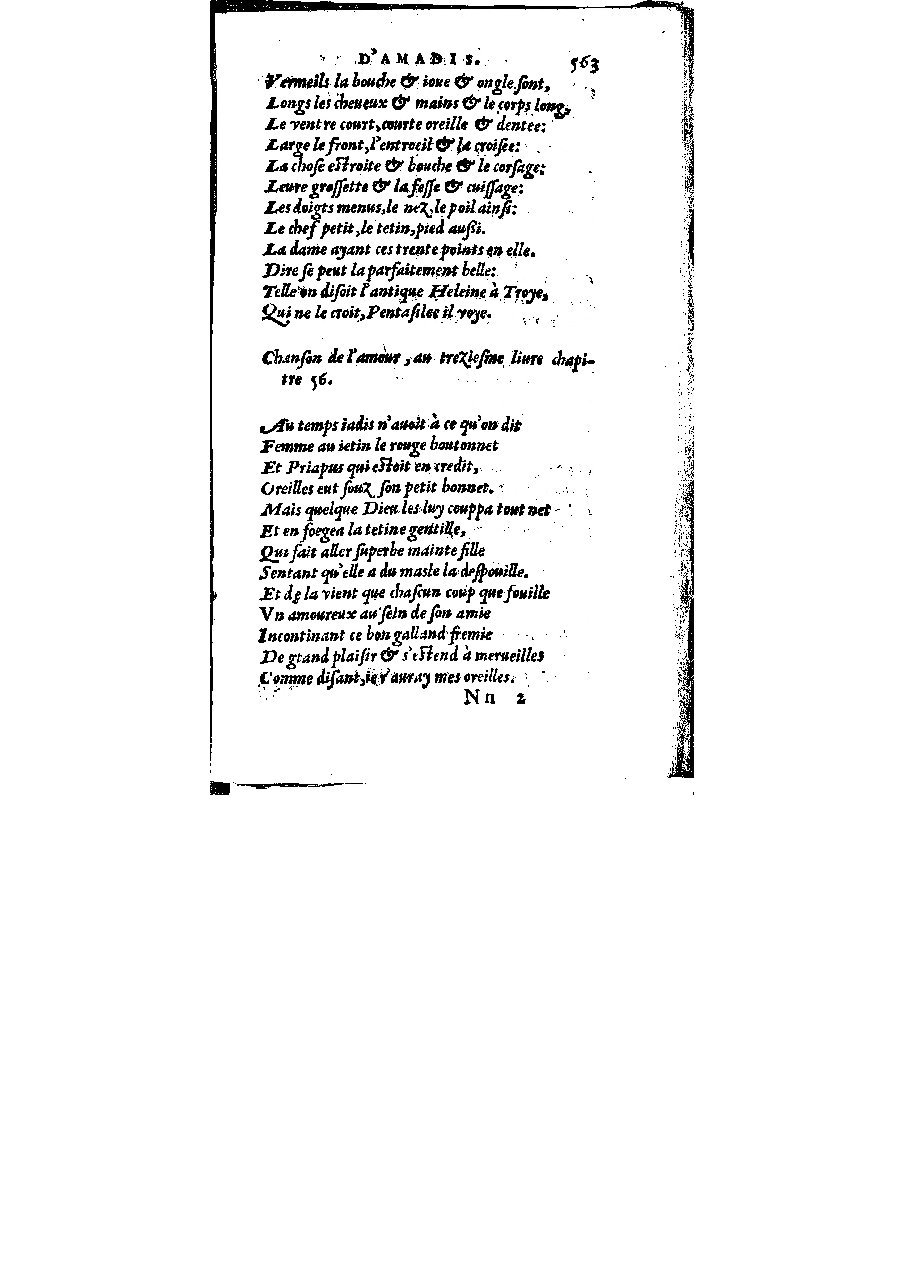1572 - Veuve Gabriel Cotier - Trésor des Amadis - BM Lyon