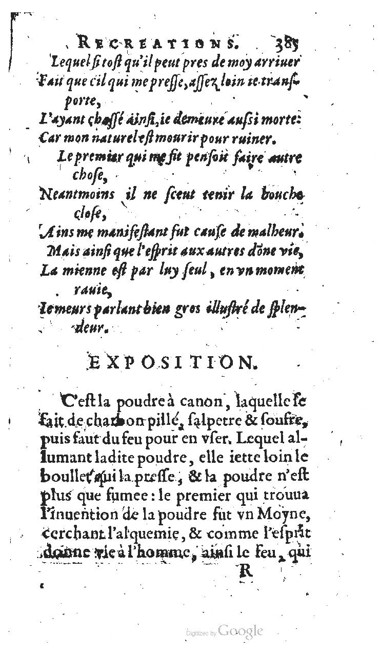1627 - Jean Delamare - Trésor des récréations - BSB Munich