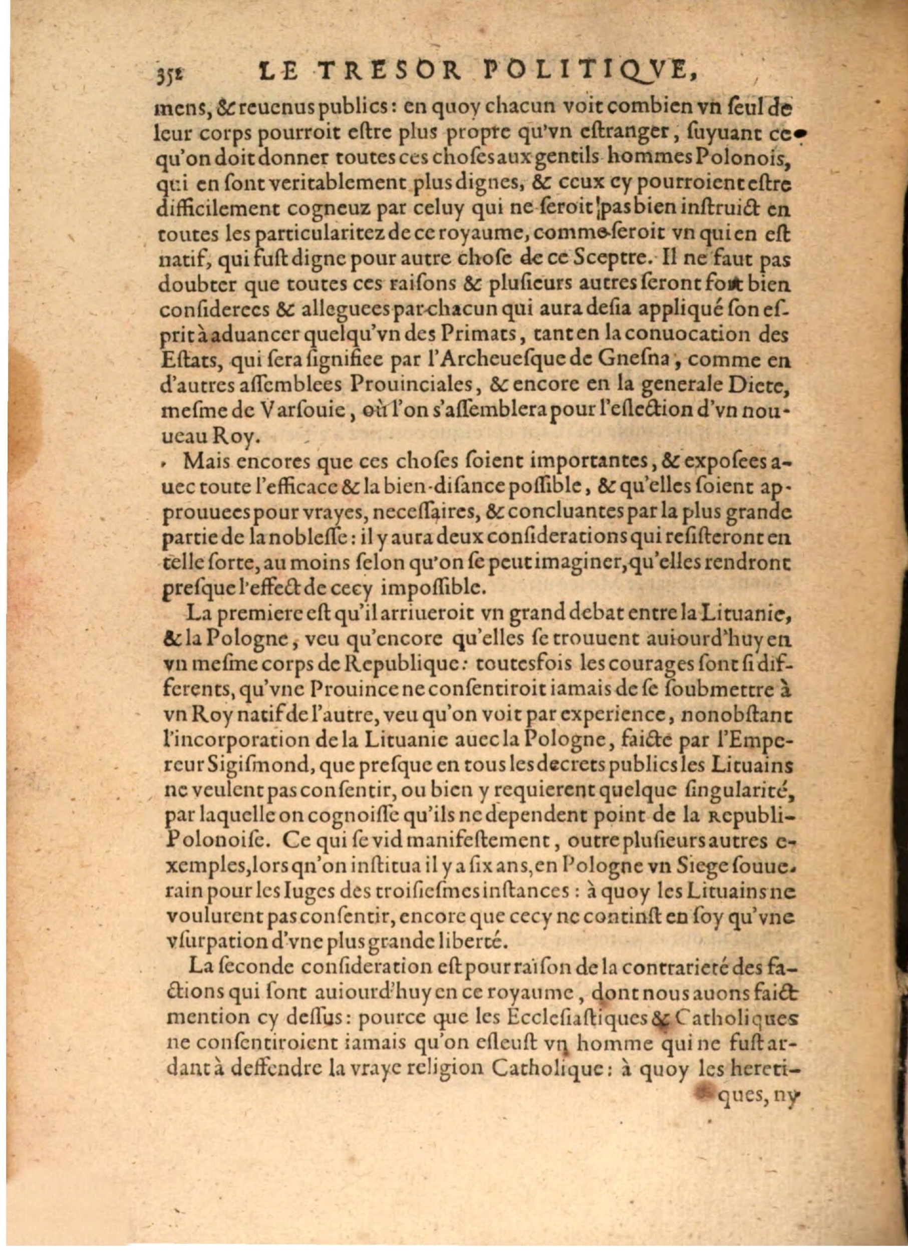 1608 - Nicolas Du Fossé - Trésor politique - BSB Munich