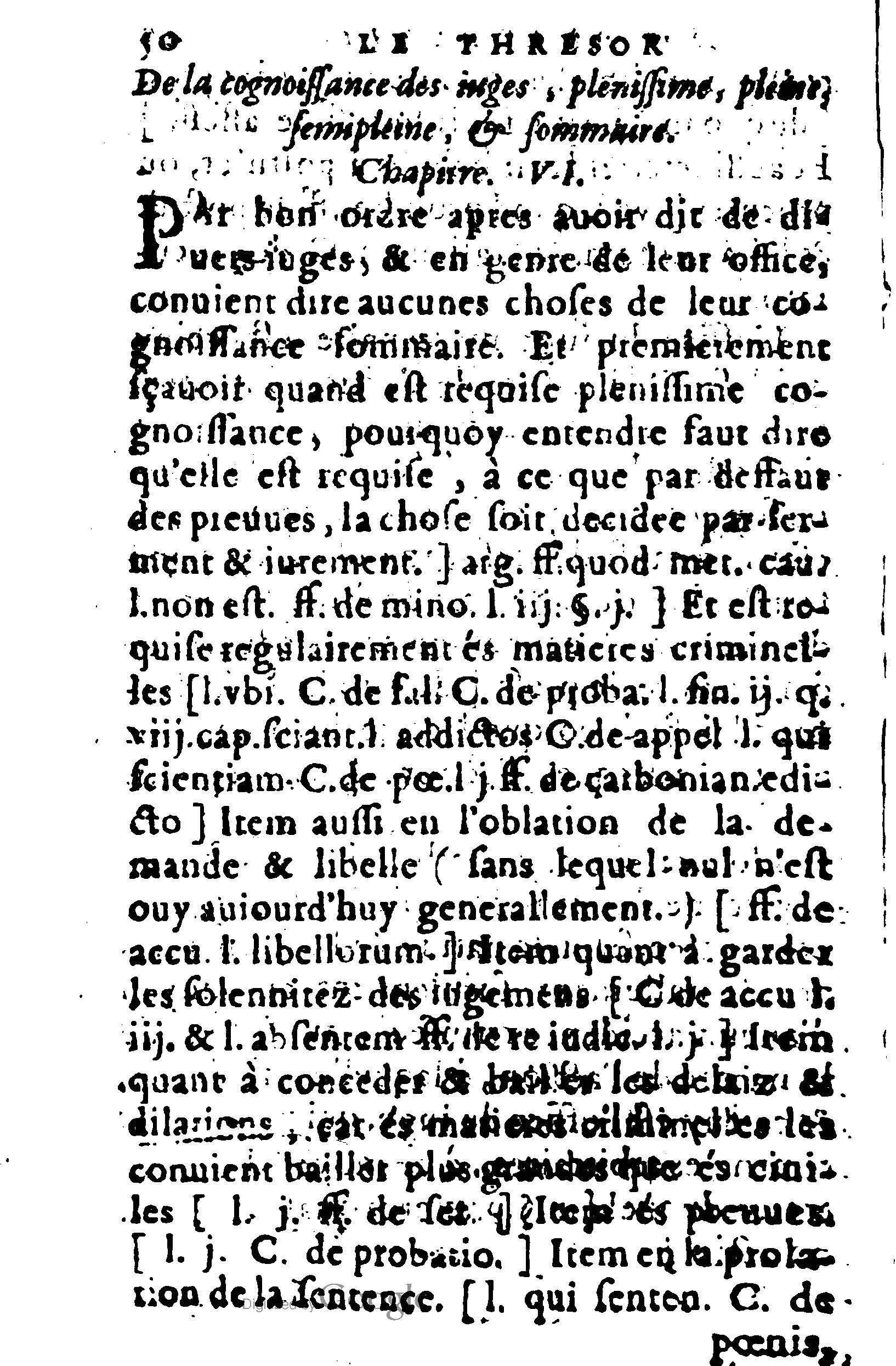 1605 - Pierre Rigaud - Trésor de pratique pour les juges - BM Lyon