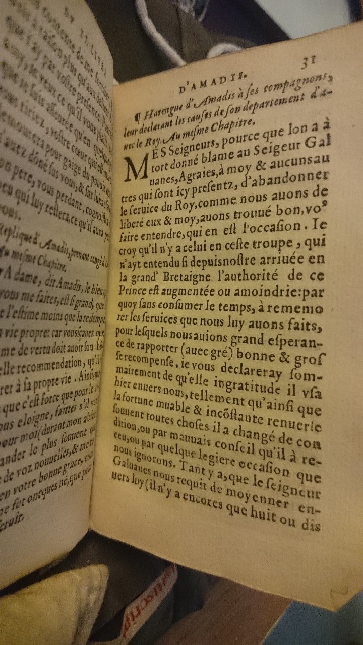 1563 - Jacques Kerver et Jean Ruelle - Trésor des Amadis - British Library