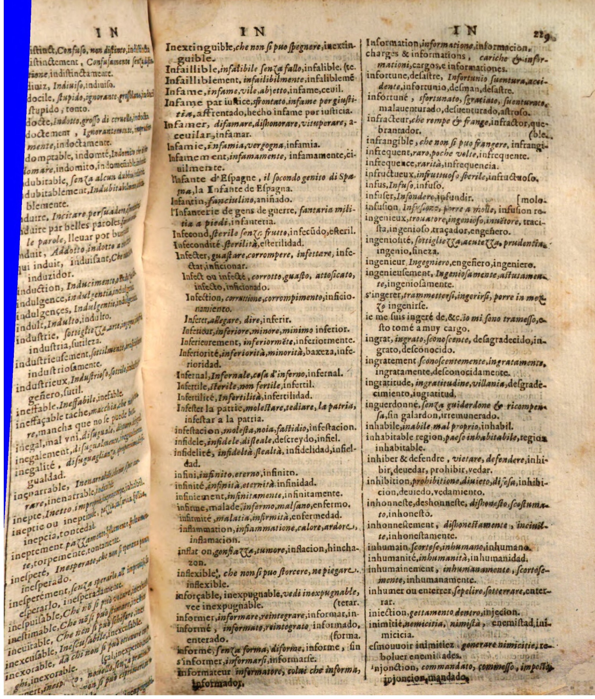 1644 - Jacques Crespin - Trésor des trois langues - Passau