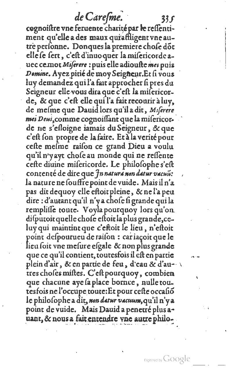 1607 - Nicolas Du Fossé - Trésor quadragésimal - T 01 - BM Lyon