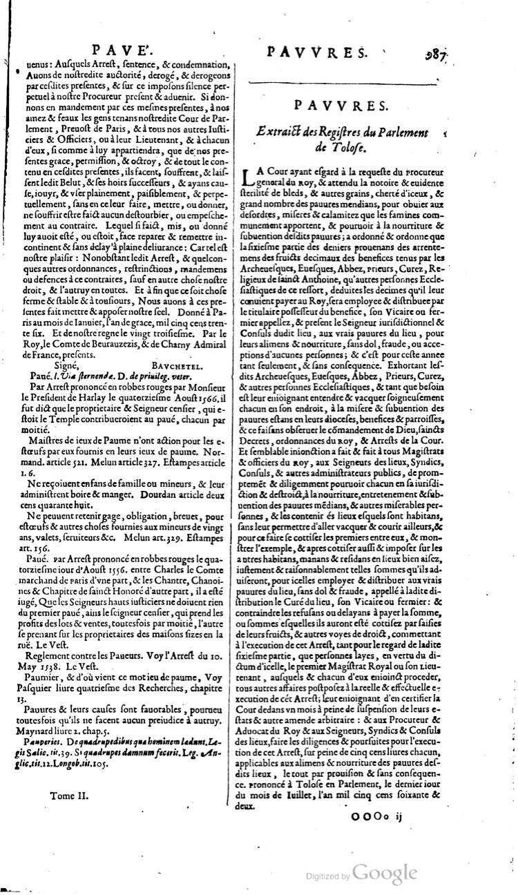 1629 - Veuve Nicolas Buon - Trésor du droit français (21754 T. 2) - BM Lyon