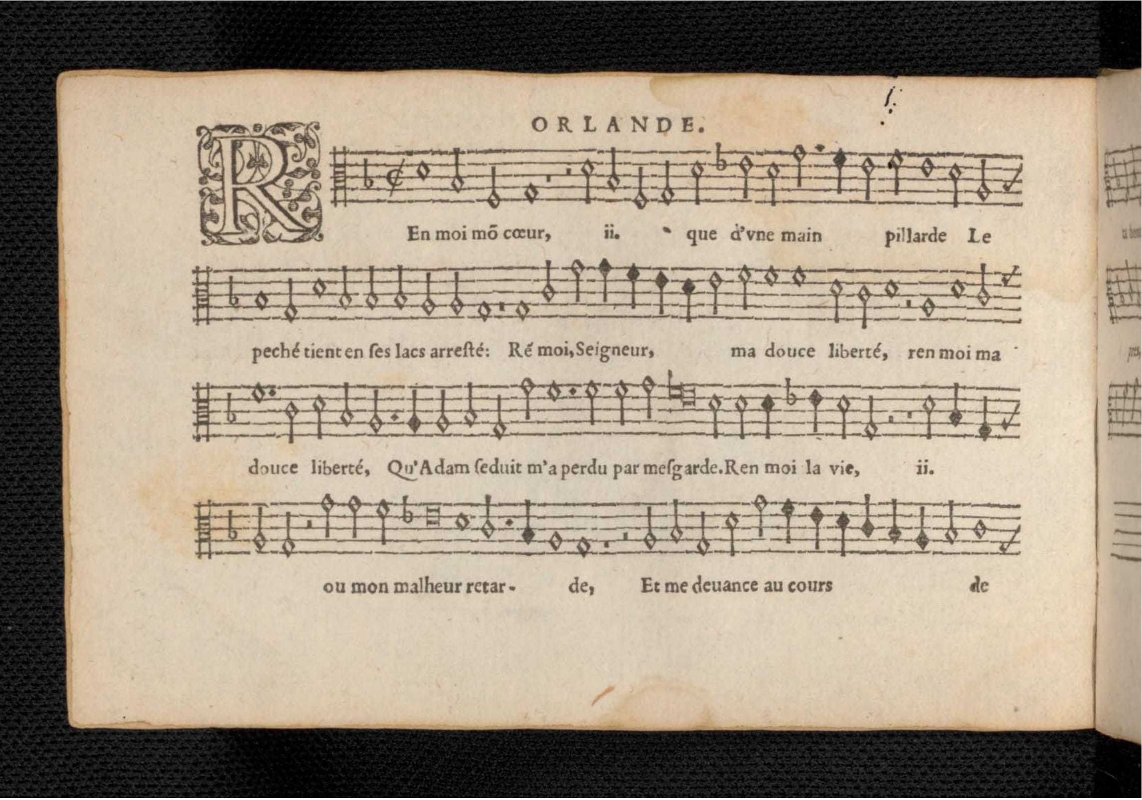 1576 - [Pierre de Saint-André] - Trésor de musique d’Orlande de Lassus Quinta et Sexta pars - KBR Bruxelles