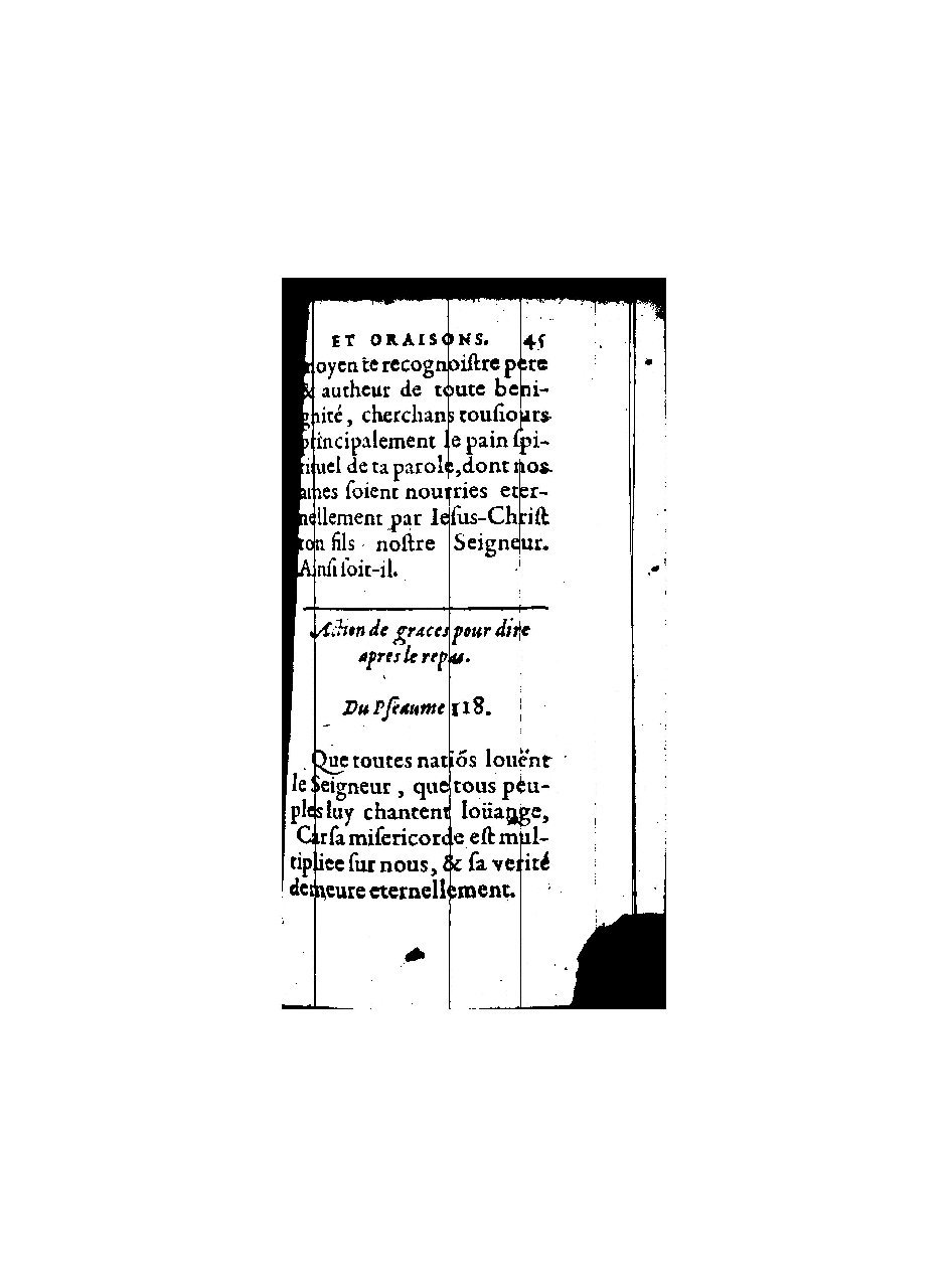 1596 - Guillaume Auvray - Trésor des prières, oraisons et instructions chrétiennes - BnF