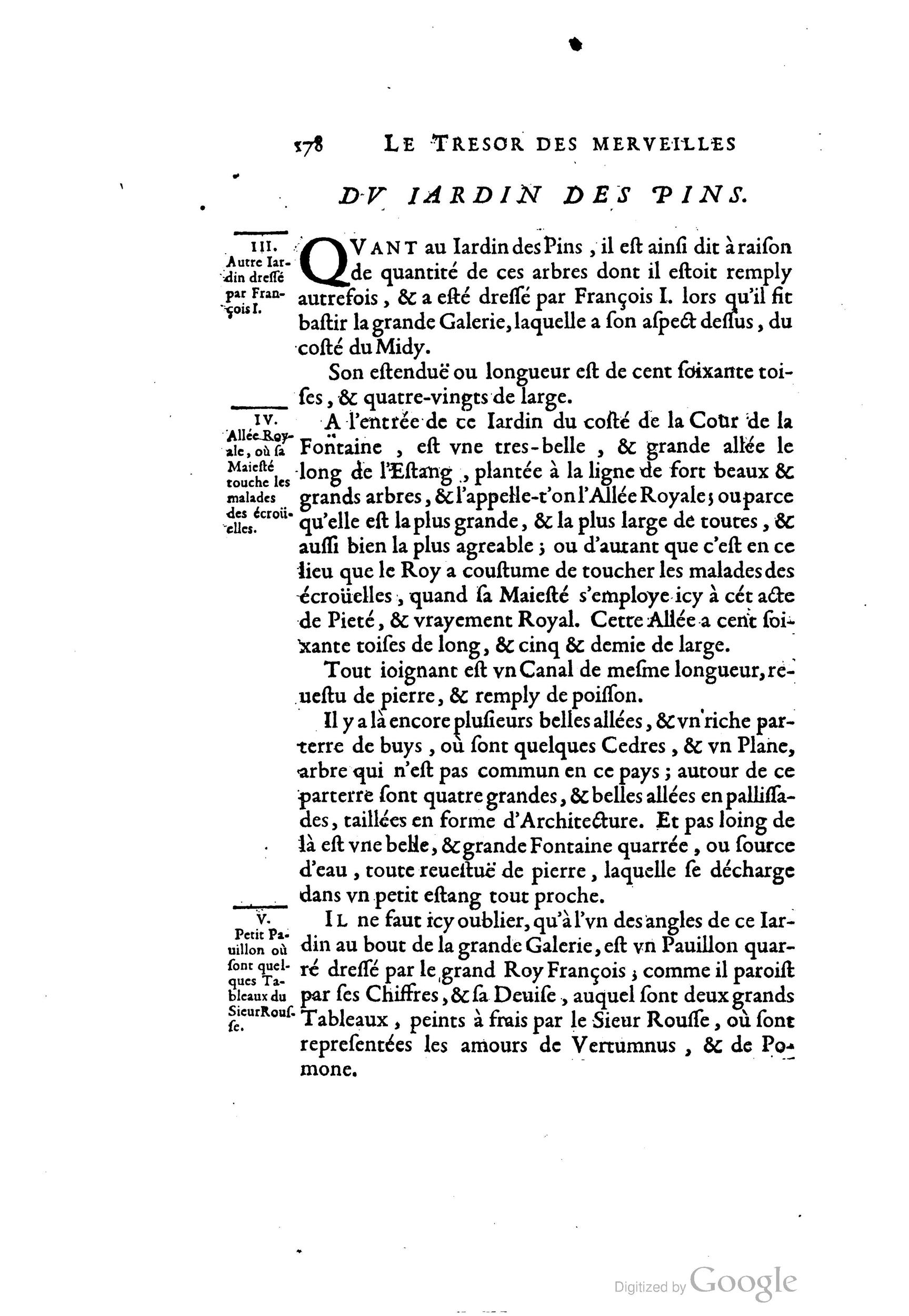 1642 - Sébastien Cramoisy - Trésor des merveilles de la maison royale de Fontainebleau - BM Lyon 1642 - Sébastien Cramoisy - Trésor des merveilles de la maison royale de Fontainebleau - BM Lyon