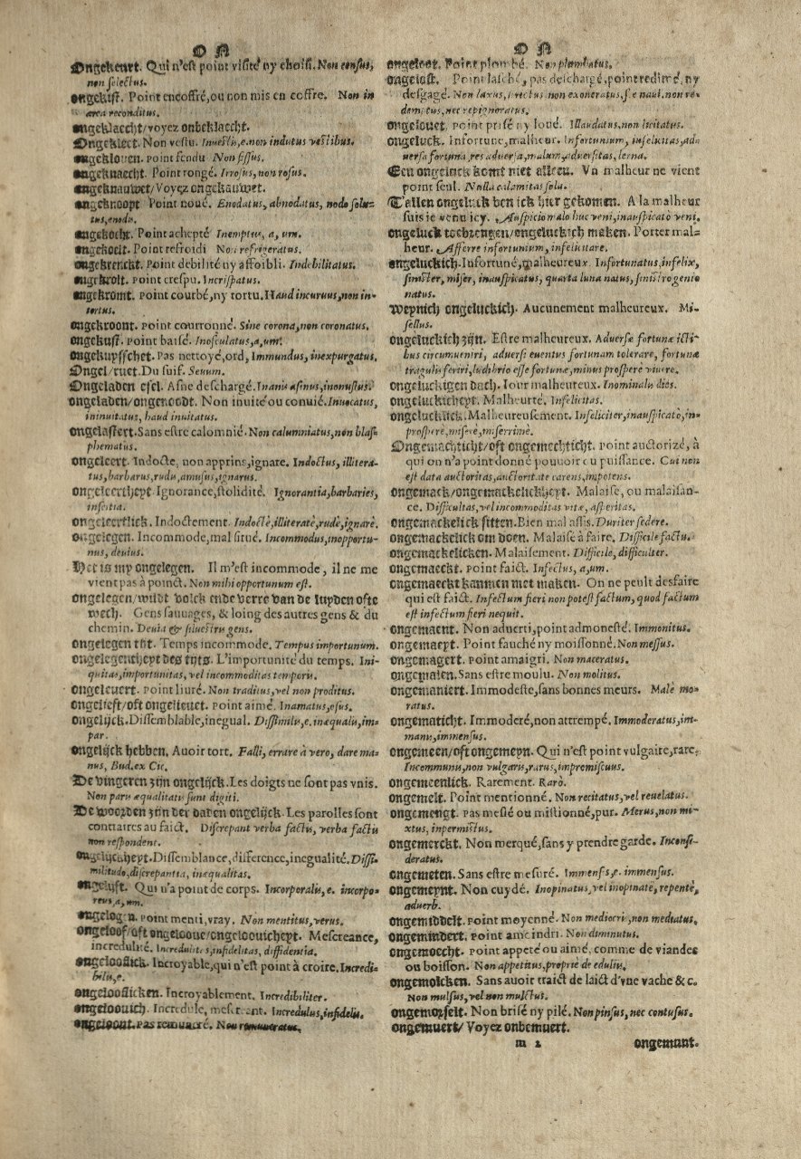 1573 - Christophe Plantin - Trésor du langage bas-allemand - Greifswald