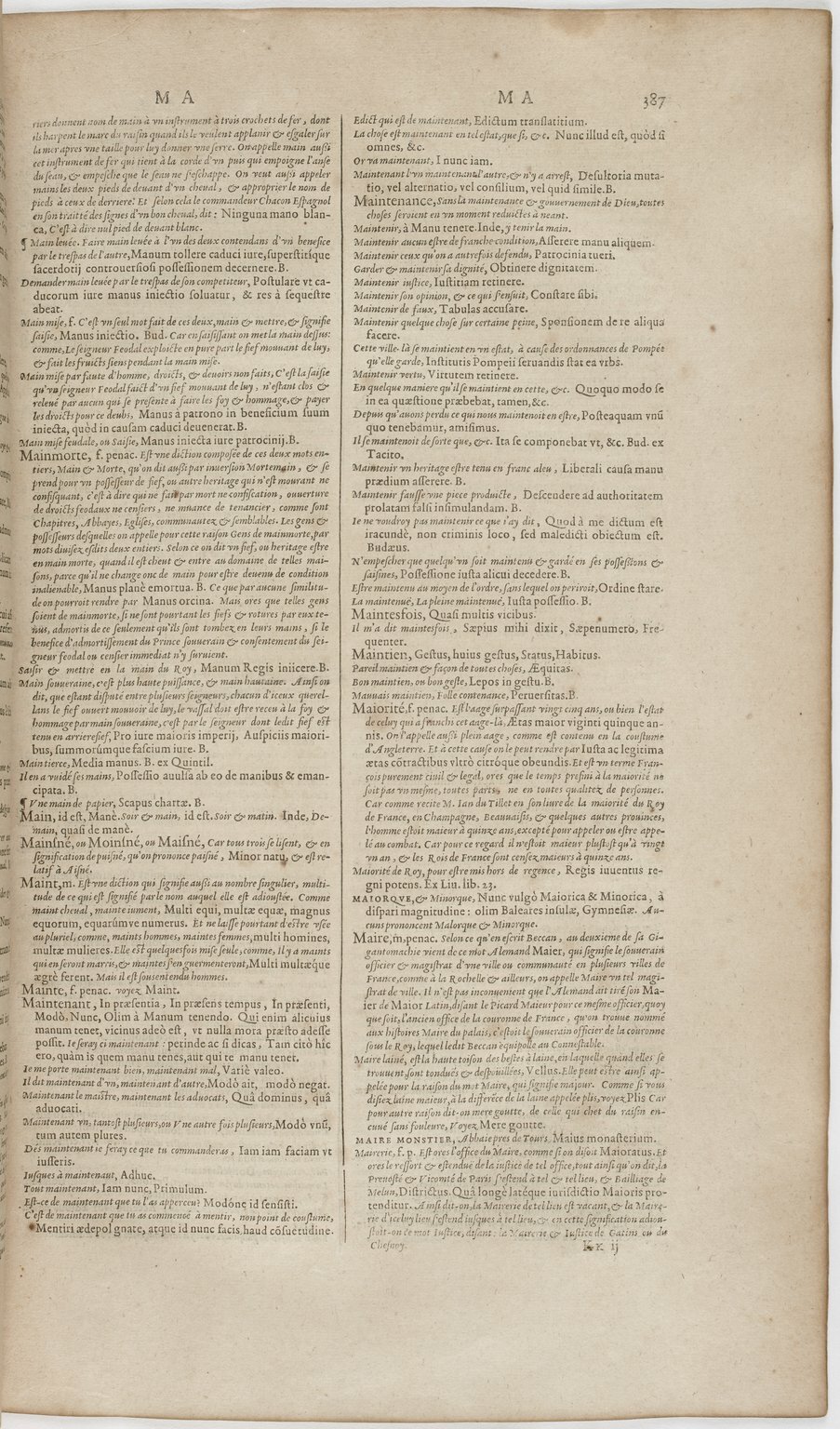 1606 - David Douceur - Trésor de la langue française - BnF