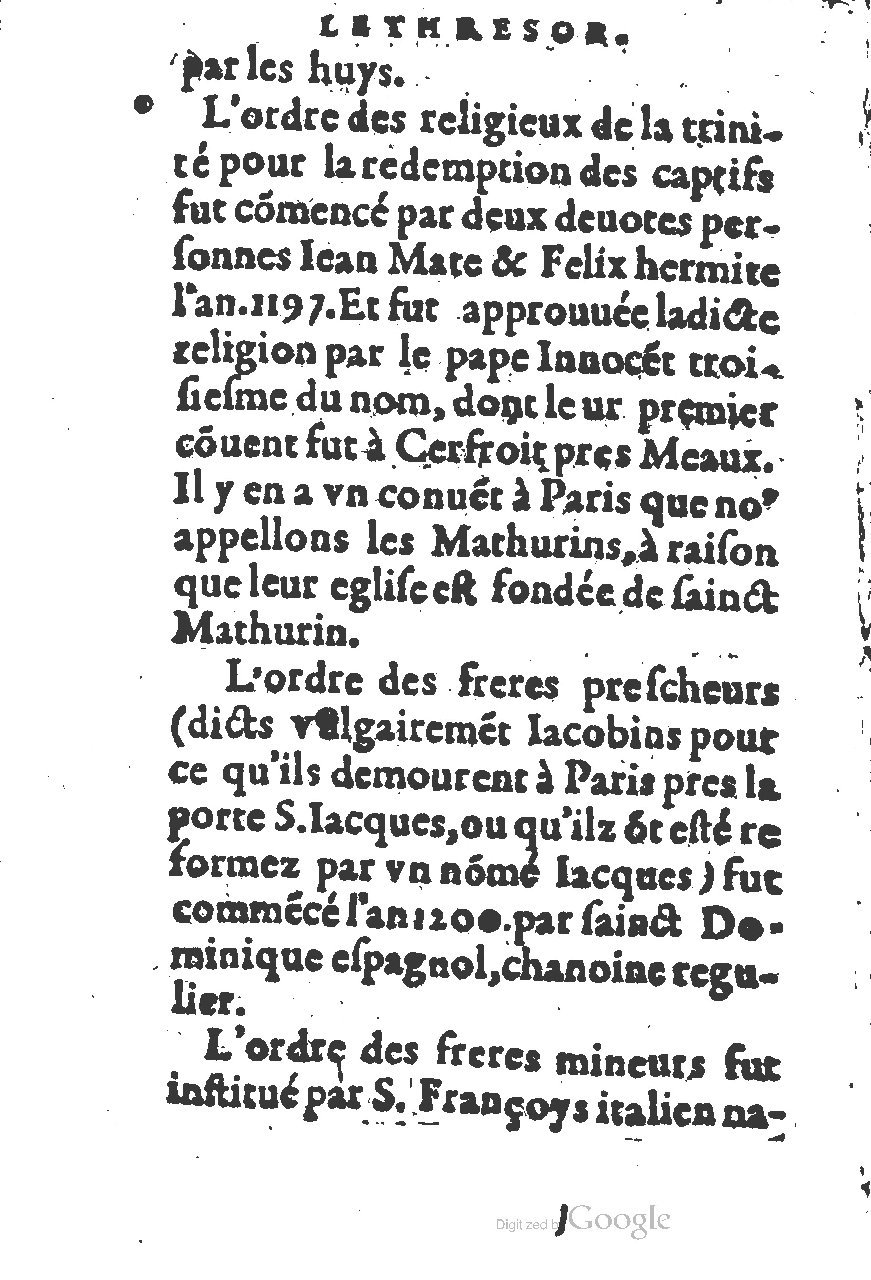1578 - Jean de Bordeaux - Trésor de l’Église catholique - BM Lyon
