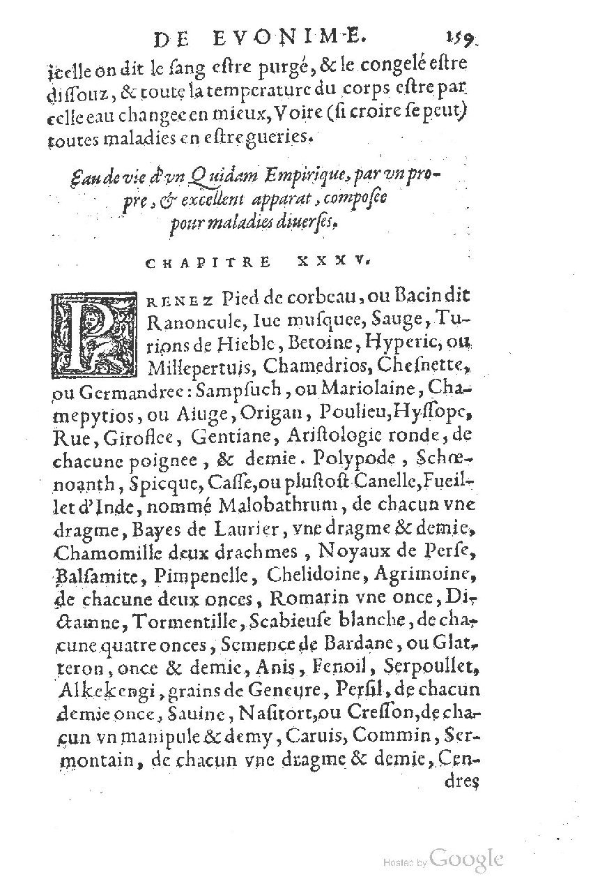 1557 - Antoine Vincent - Trésor d’Evonyme Philiatre - UC Madrid