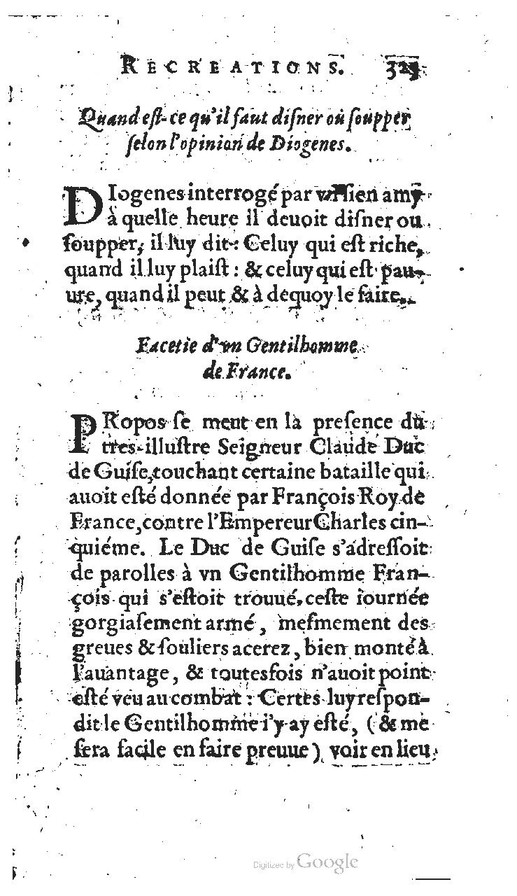 1627 - Jean Delamare - Trésor des récréations - BSB Munich