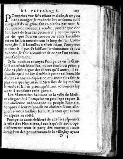 1574 - Benoît Rigaud - Trésor des vies de Plutarque - Avignon