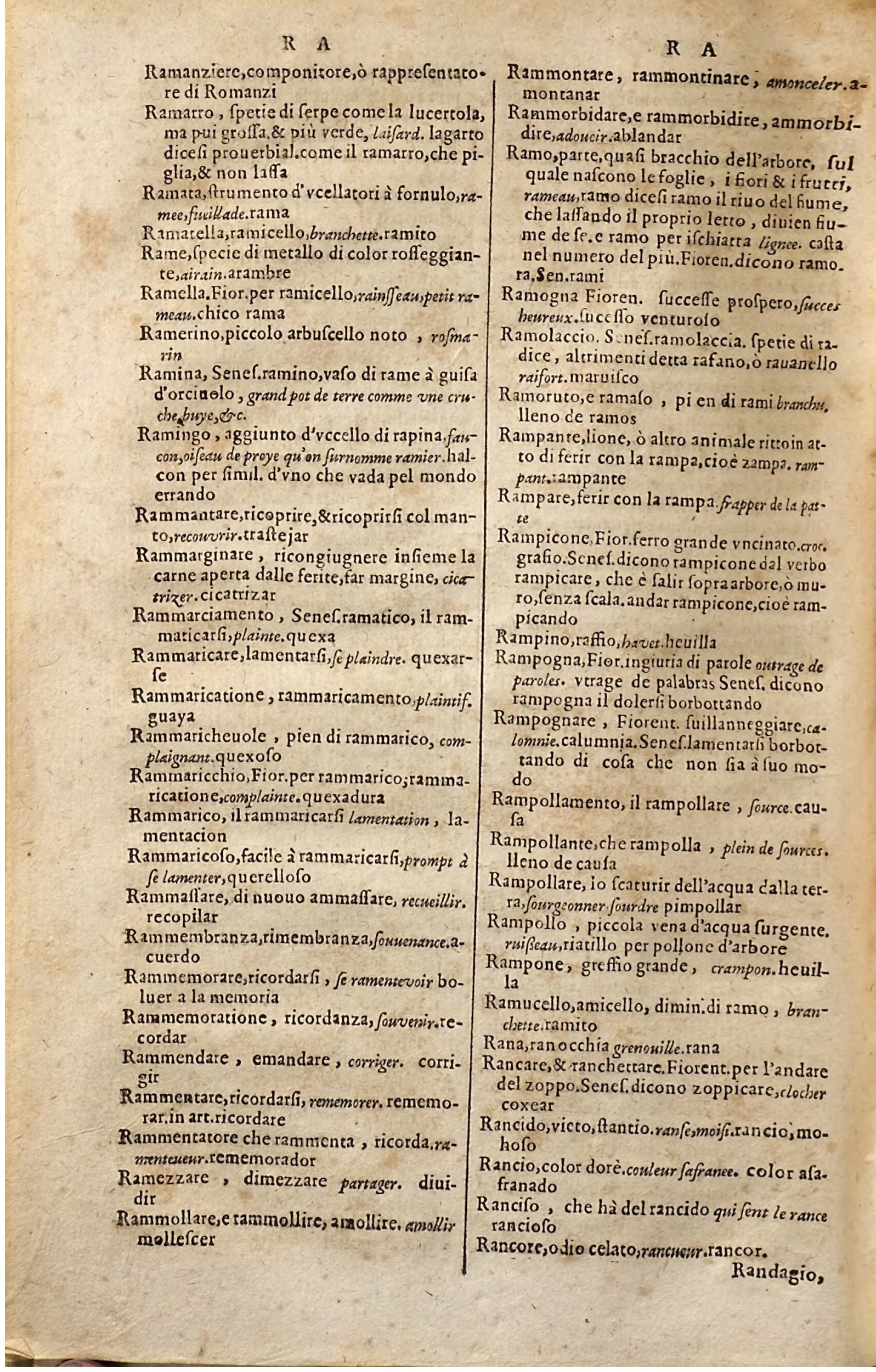 1627 - Jacques Crespin - Trésor des trois langues (Troisième partie) - Regensburg