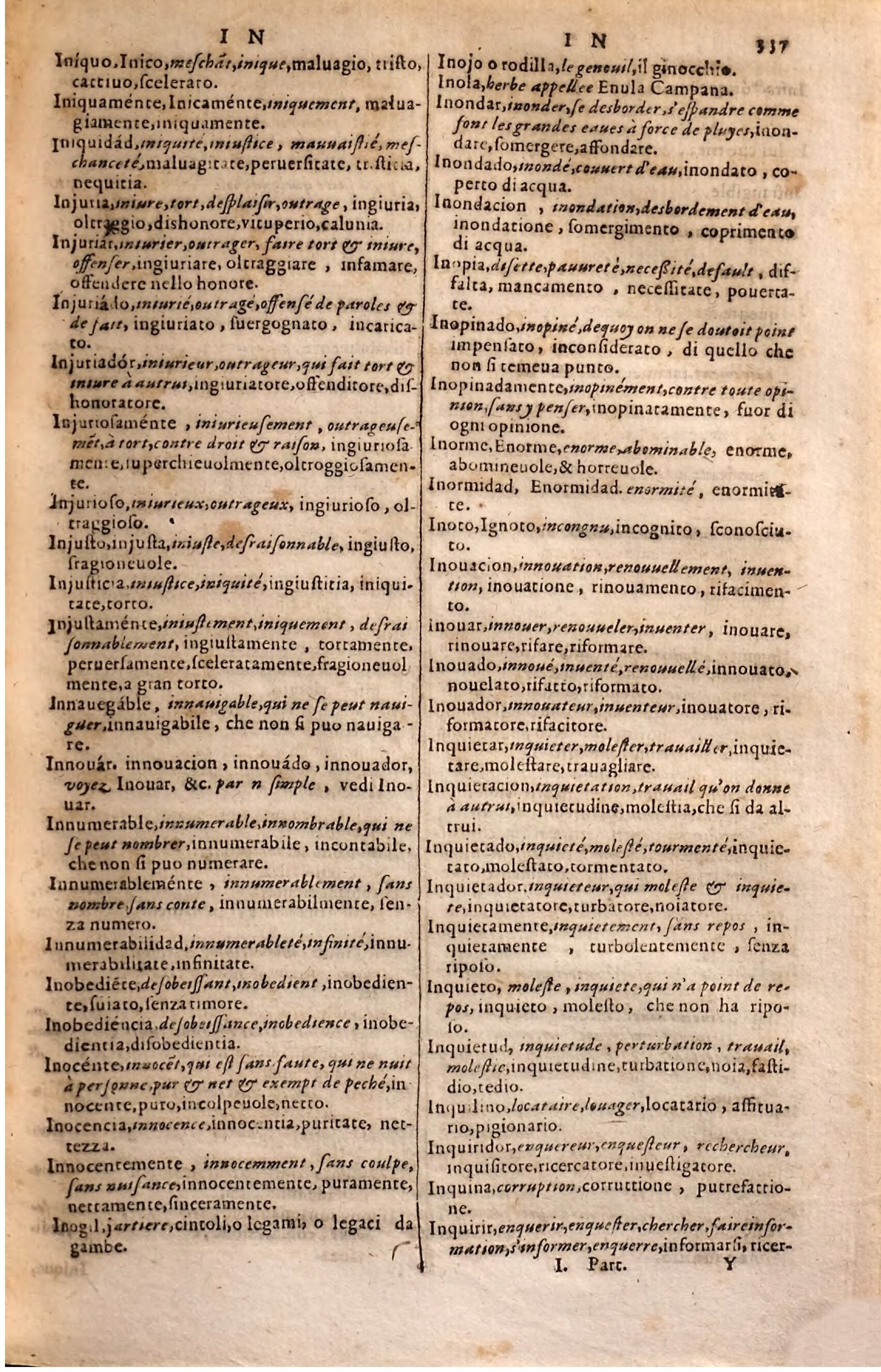1627 - Jacques Crespin - Trésor des trois langues - Regensburg