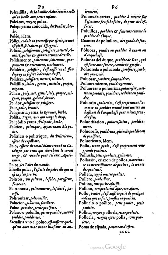 1621 - Adrian Tiffaine - Trésor des deux langues espagnole et française - BM Lyon
