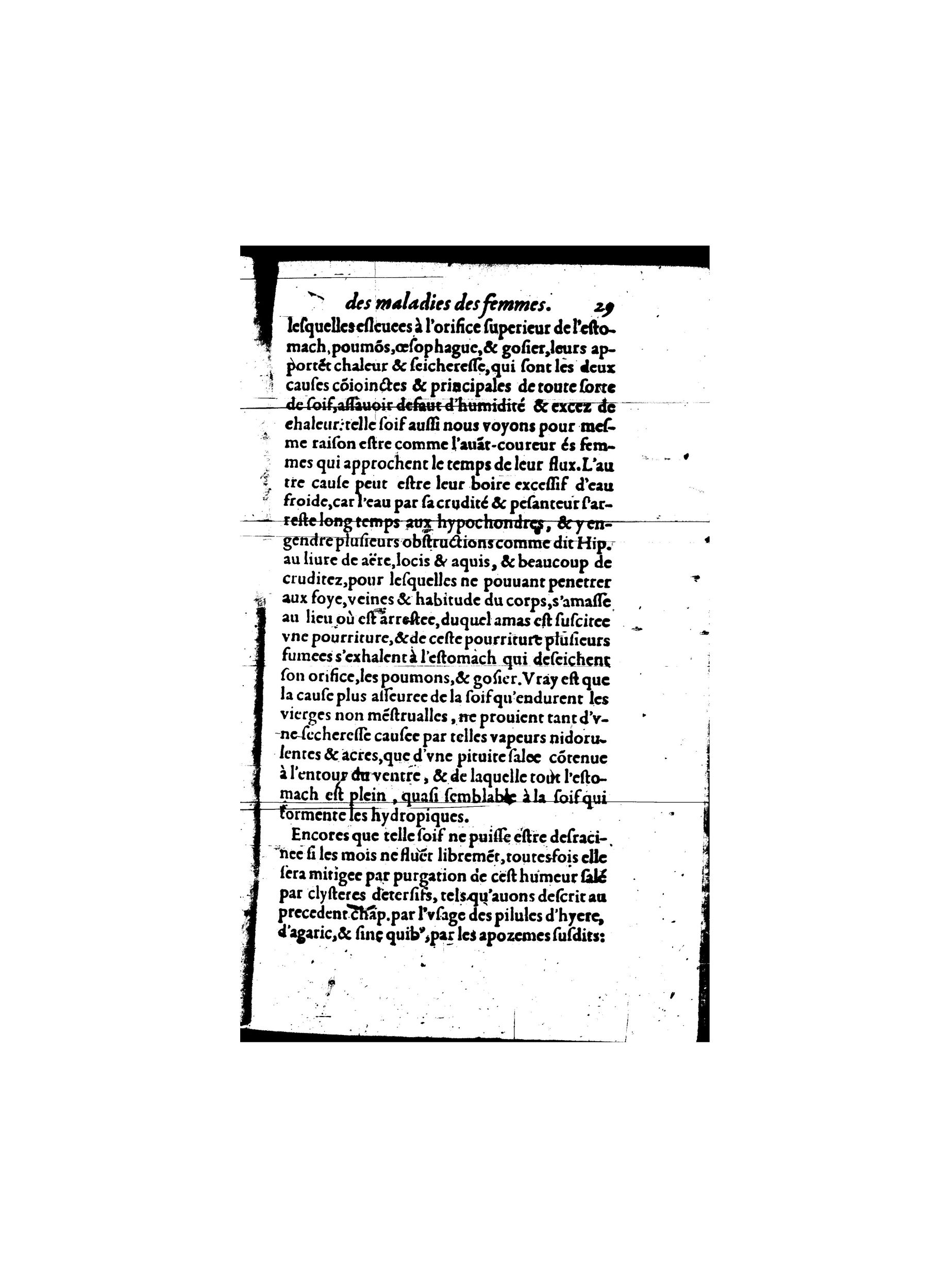1587 - Jacques du Puis - Trésor des remèdes secrets pour les maladies des femmes - BnF