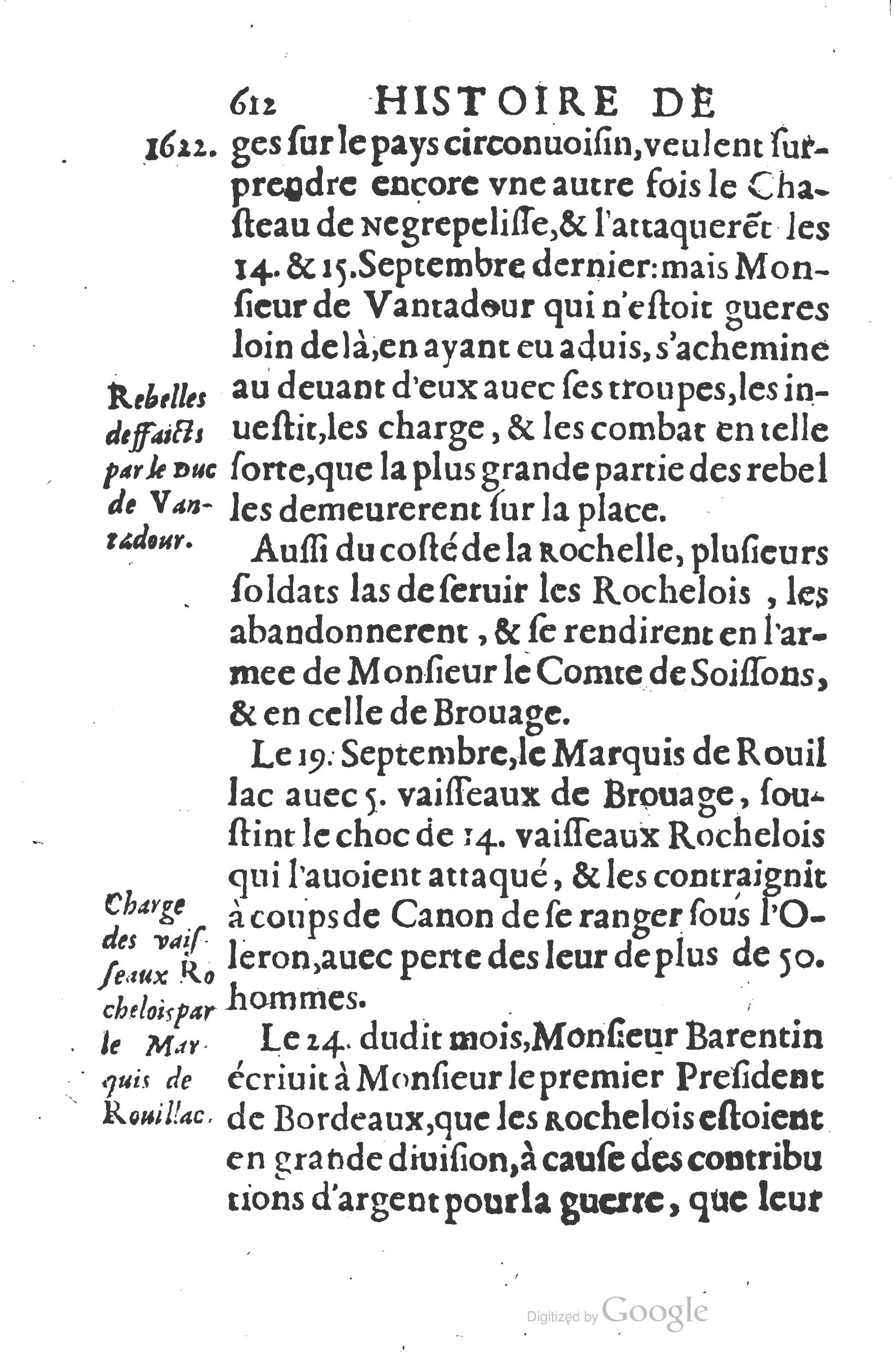 1626 - Joseph Bouillerot - Trésor de l’histoire générale de notre temps - BSB Munich