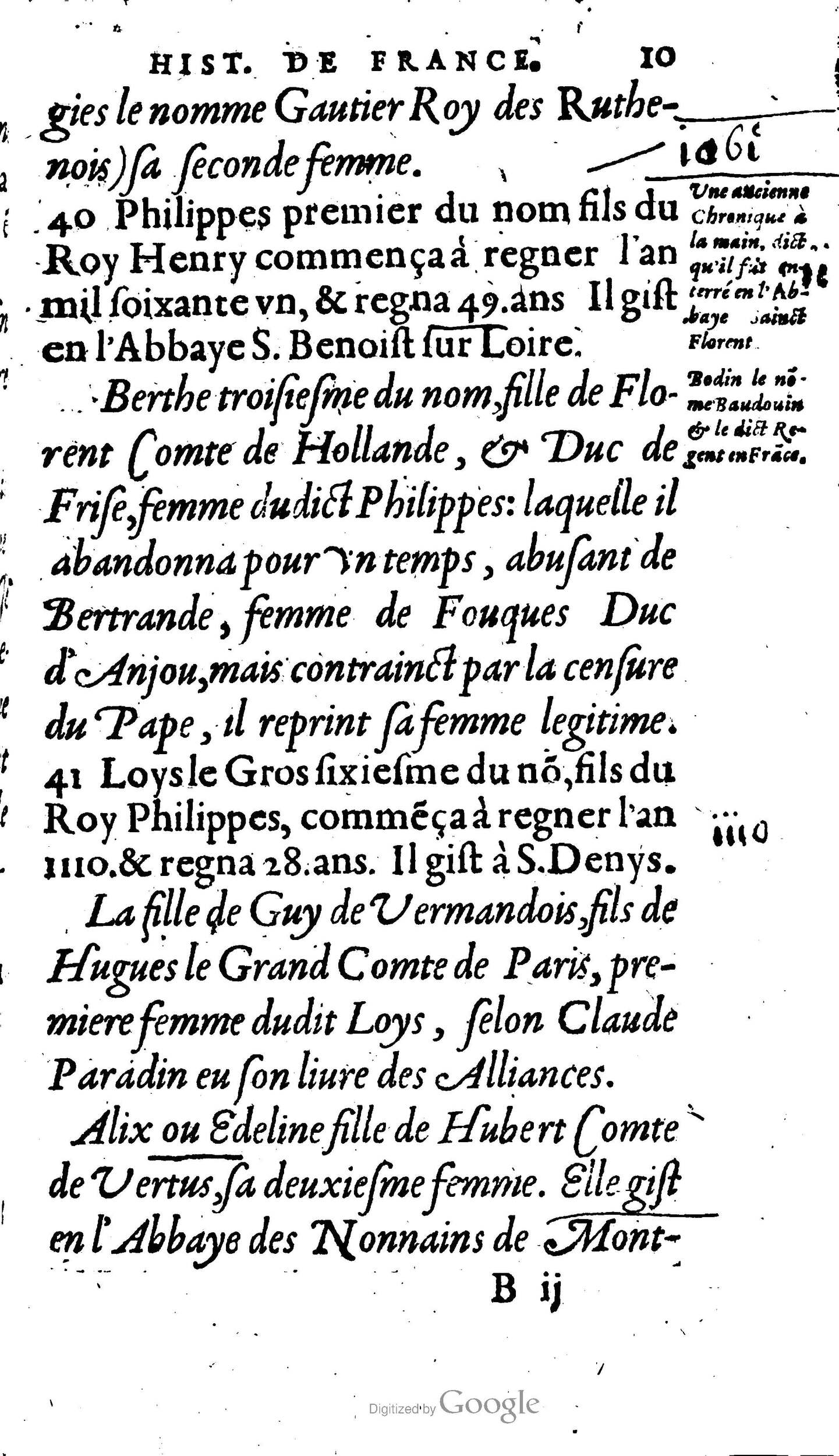 1604 - Galiot Corrozet - Trésor des histoires de France - BNC Florence 1604 - Galiot Corrozet - Trésor des histoires de France - BNC Florence