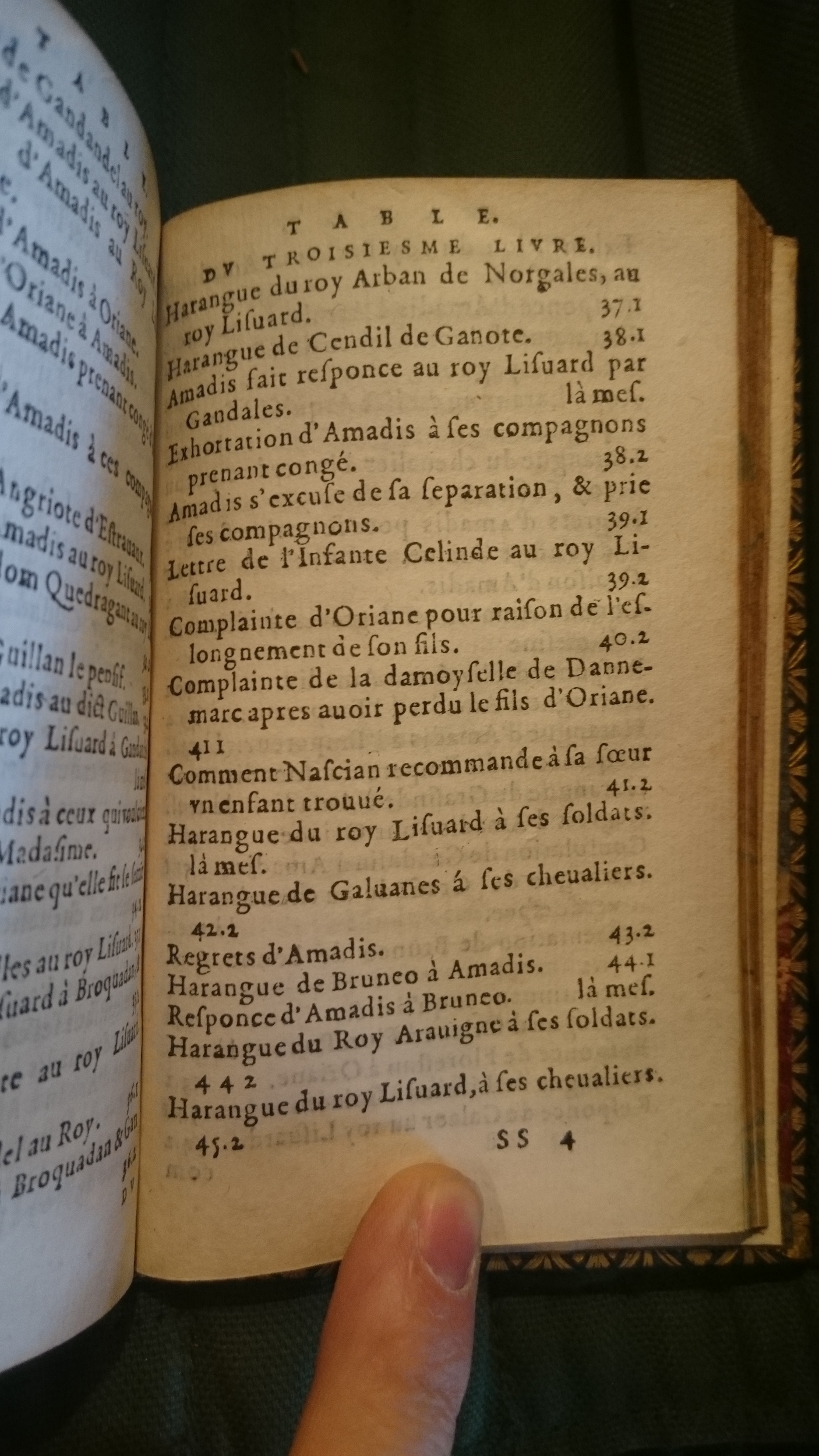 1582 - Jean Huguetan - Trésor des Amadis - BnF Arsenal