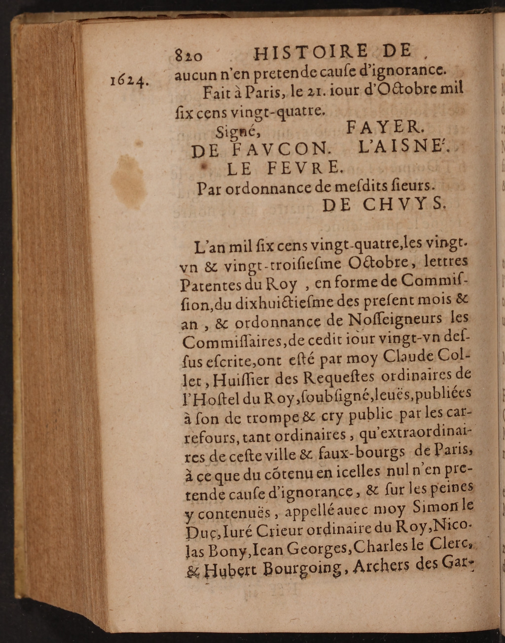 1626 - Joseph Bouillerot - Trésor de l’histoire générale de notre temps - BnF Arsenal